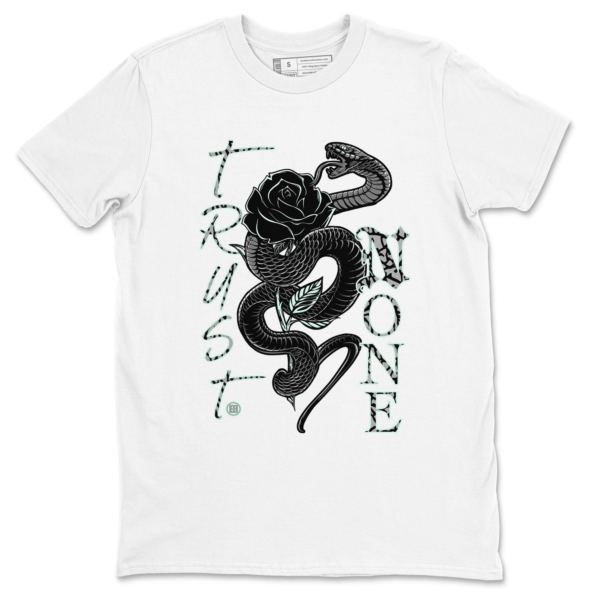 Trust None snkmatch Tees - Air Jordan 3 Green Glow