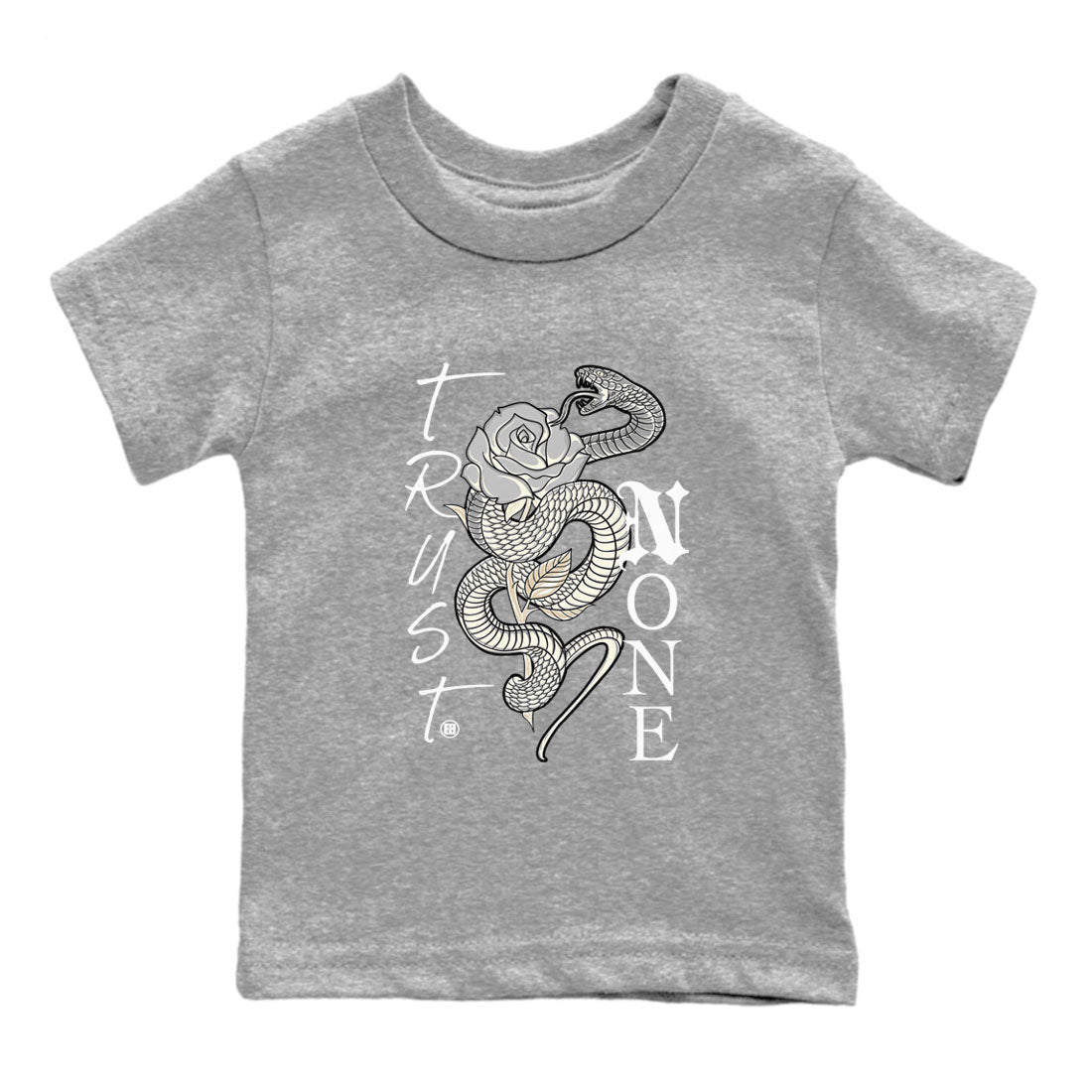 Trust None snkmatch Tees Kids - Air Jordan 3 Ivory