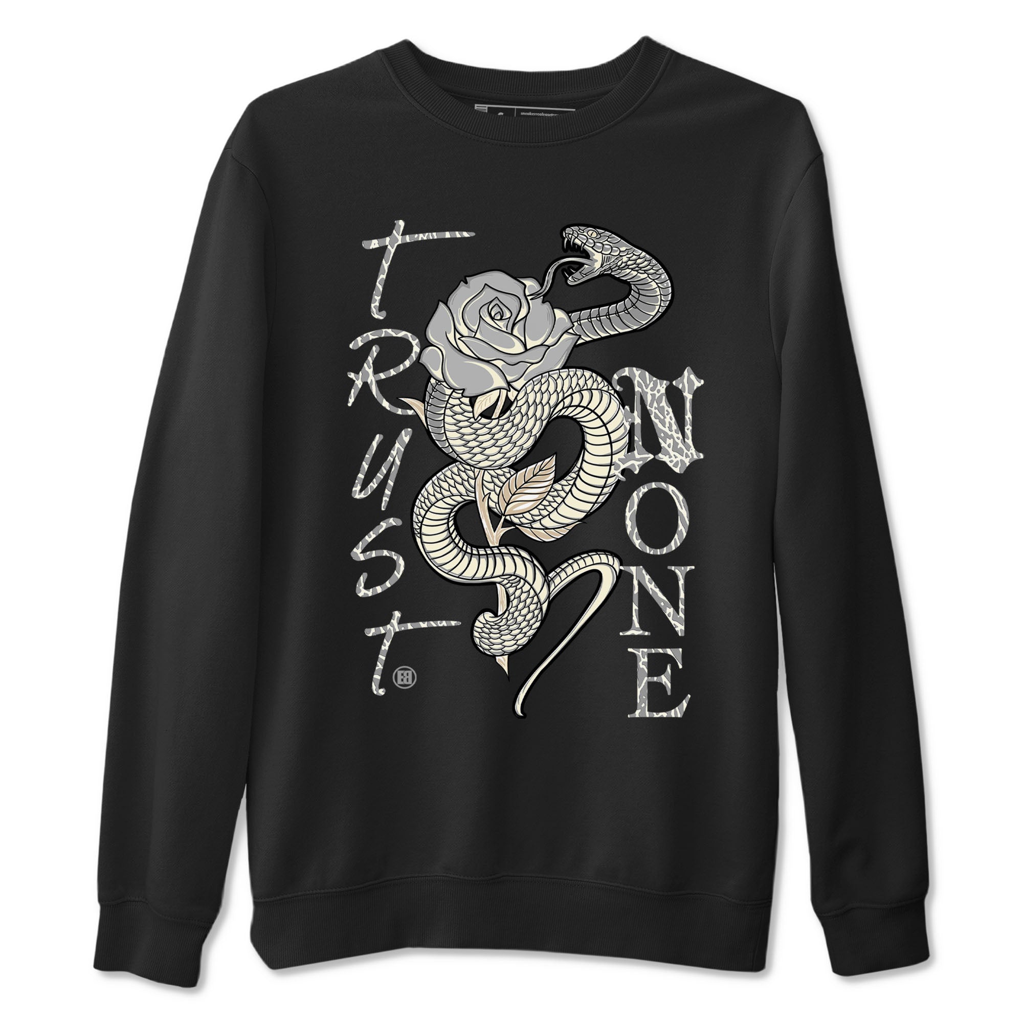 Trust None snkmatch Tees - Air Jordan 3 Ivory