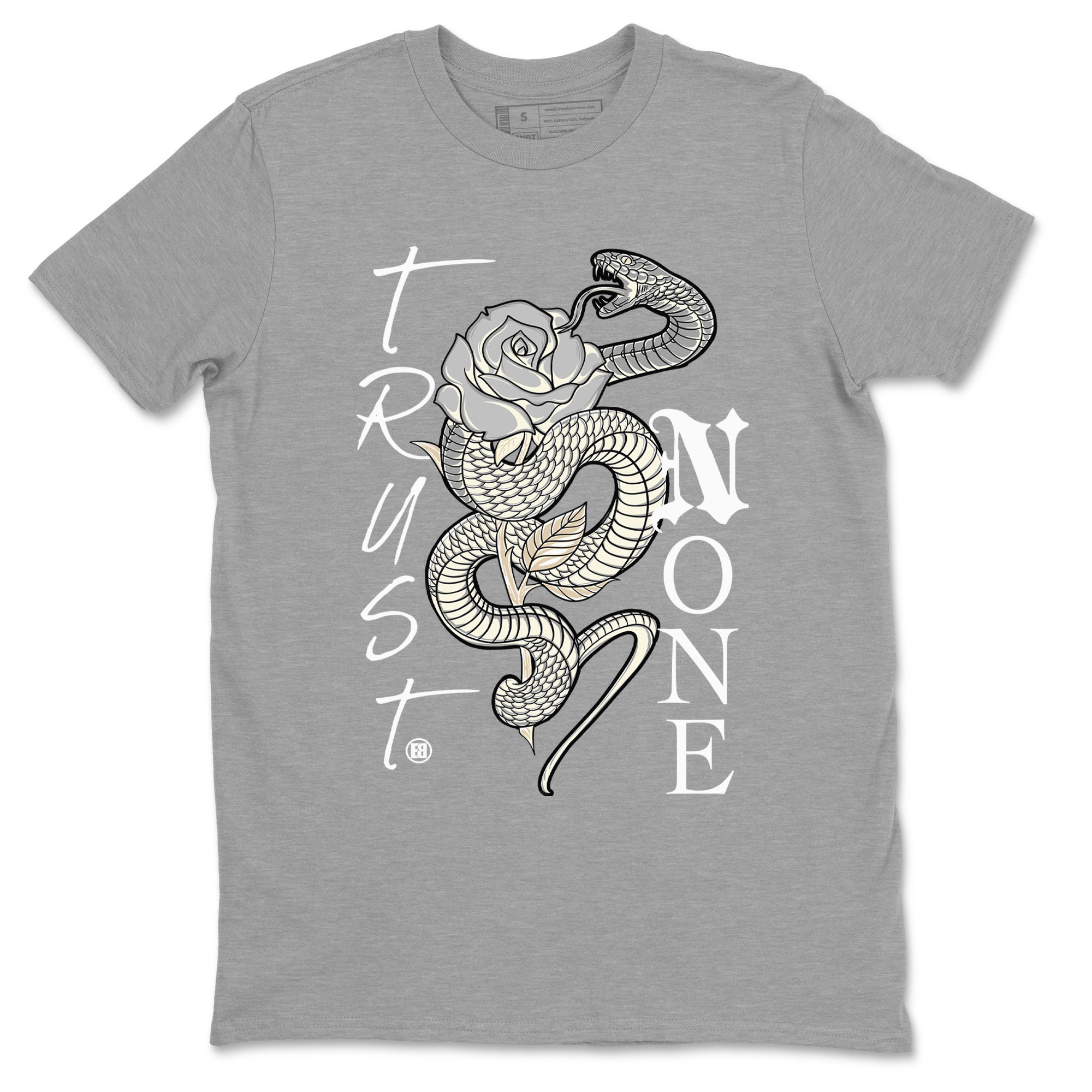 Trust None snkmatch Tees - Air Jordan 3 Ivory