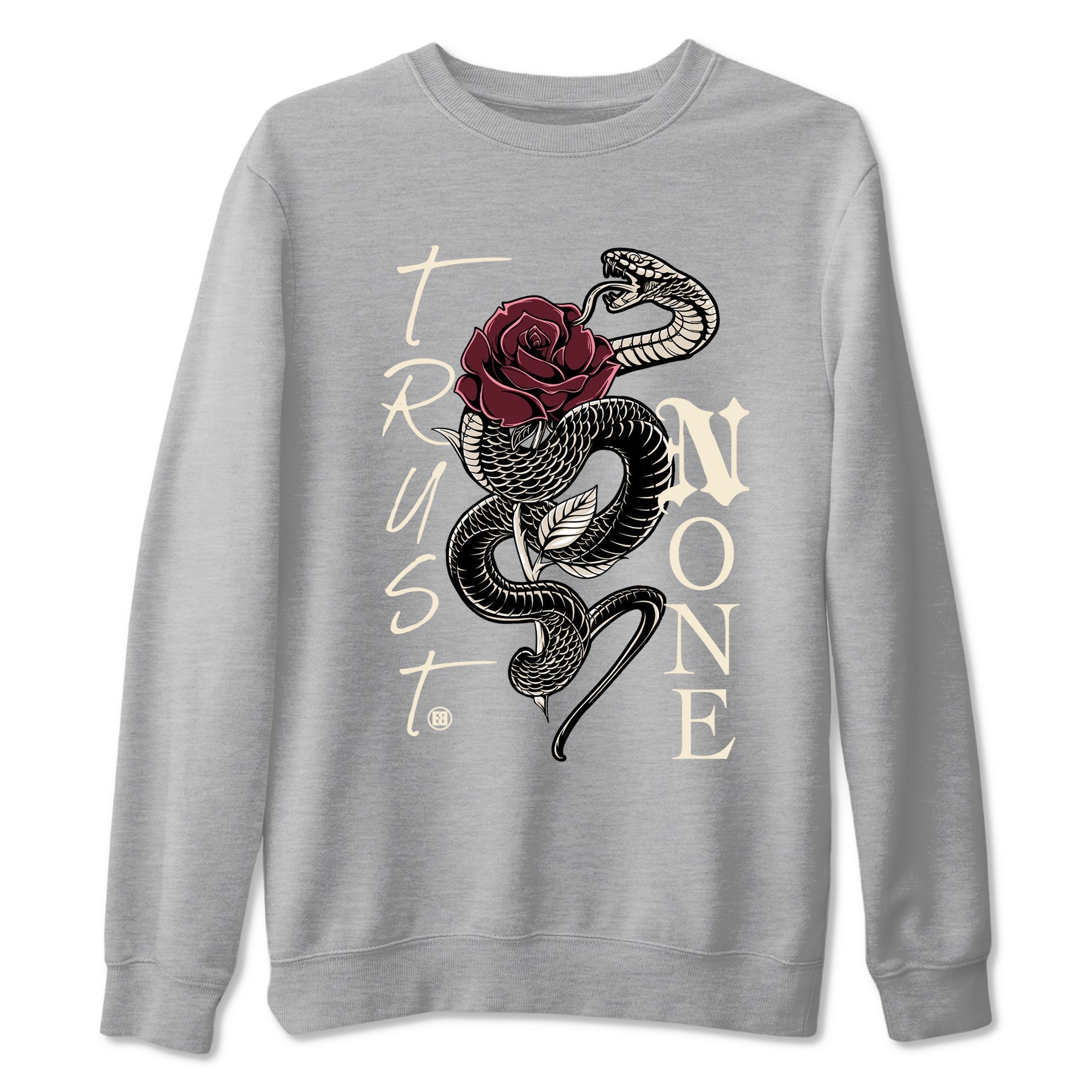 Trust None snkmatch Tees - Air Jordan 4 A Ma Maniere x Fossil Stone