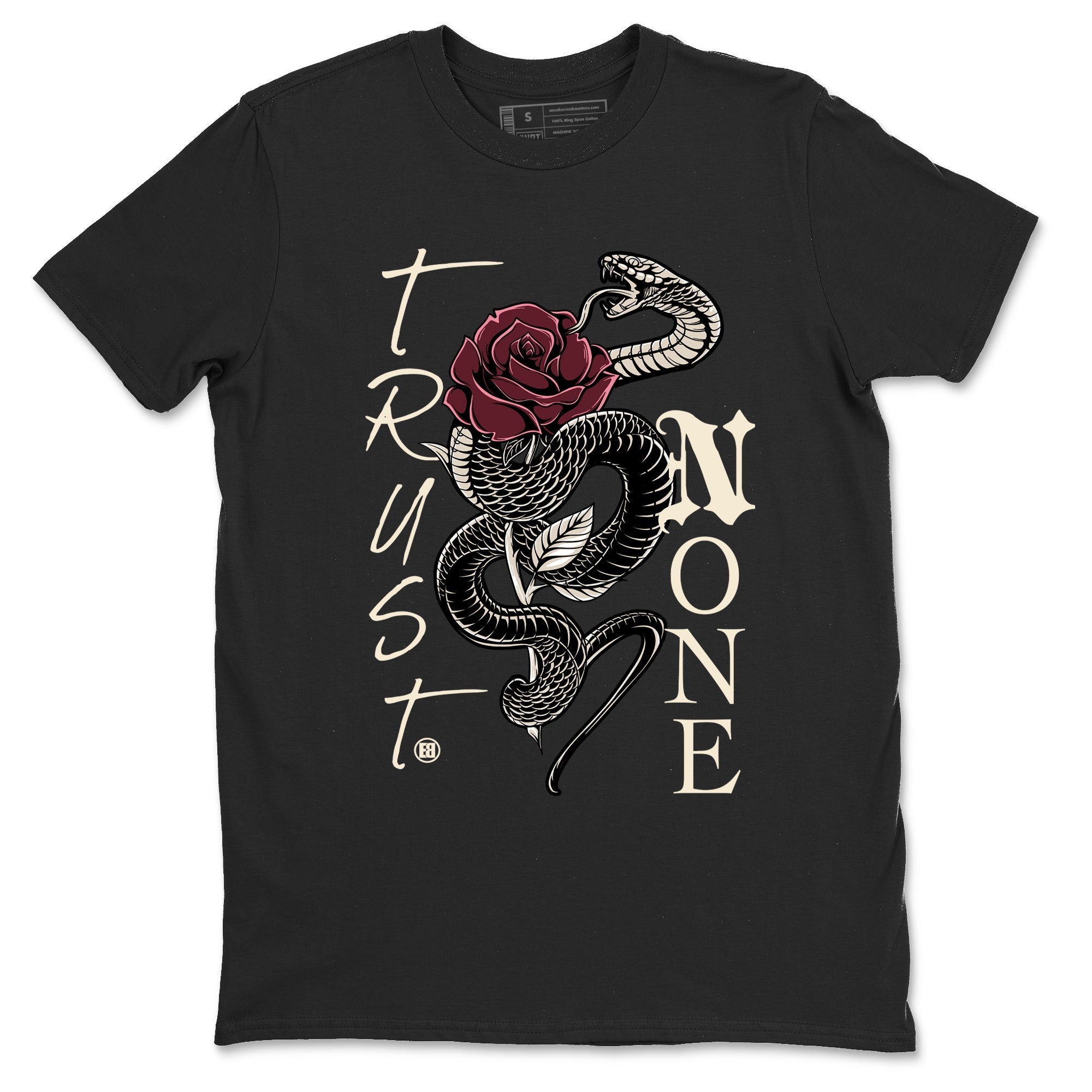 Trust None snkmatch Tees - Air Jordan 4 A Ma Maniere x Fossil Stone