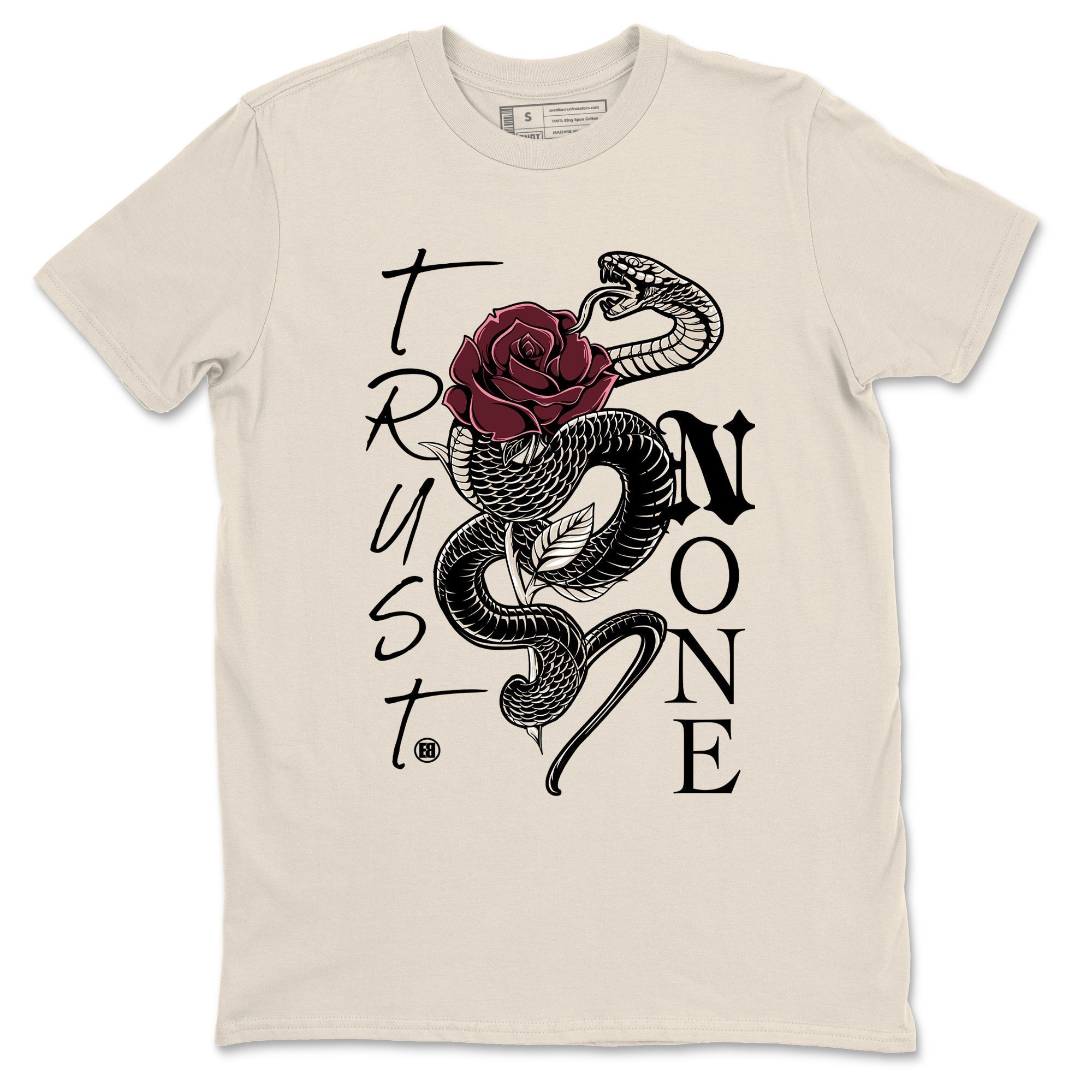 Trust None snkmatch Tees - Air Jordan 4 A Ma Maniere x Fossil Stone