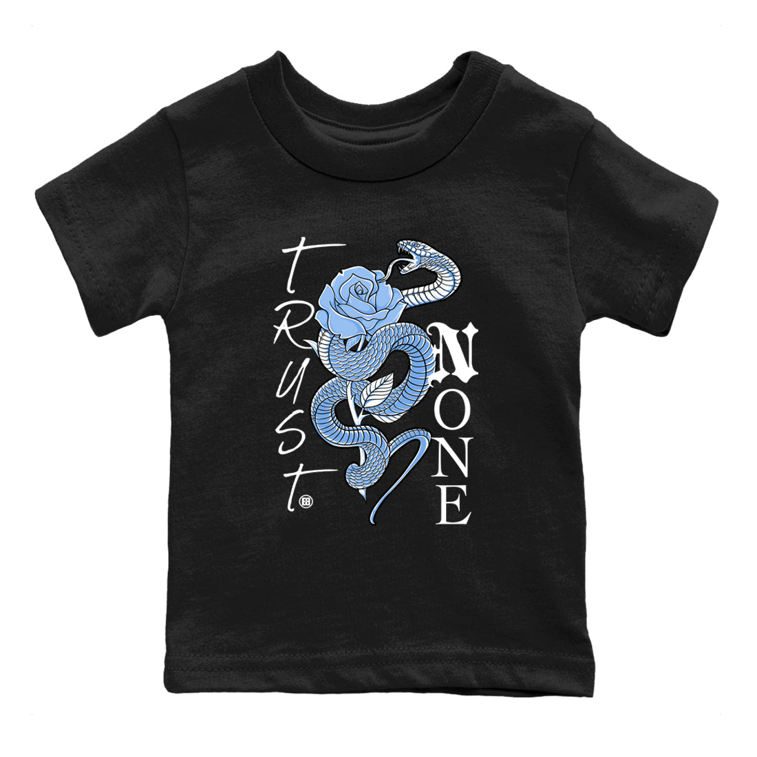 Trust None snkmatch Tees Kids - Air Jordan 4 Forget Me Not