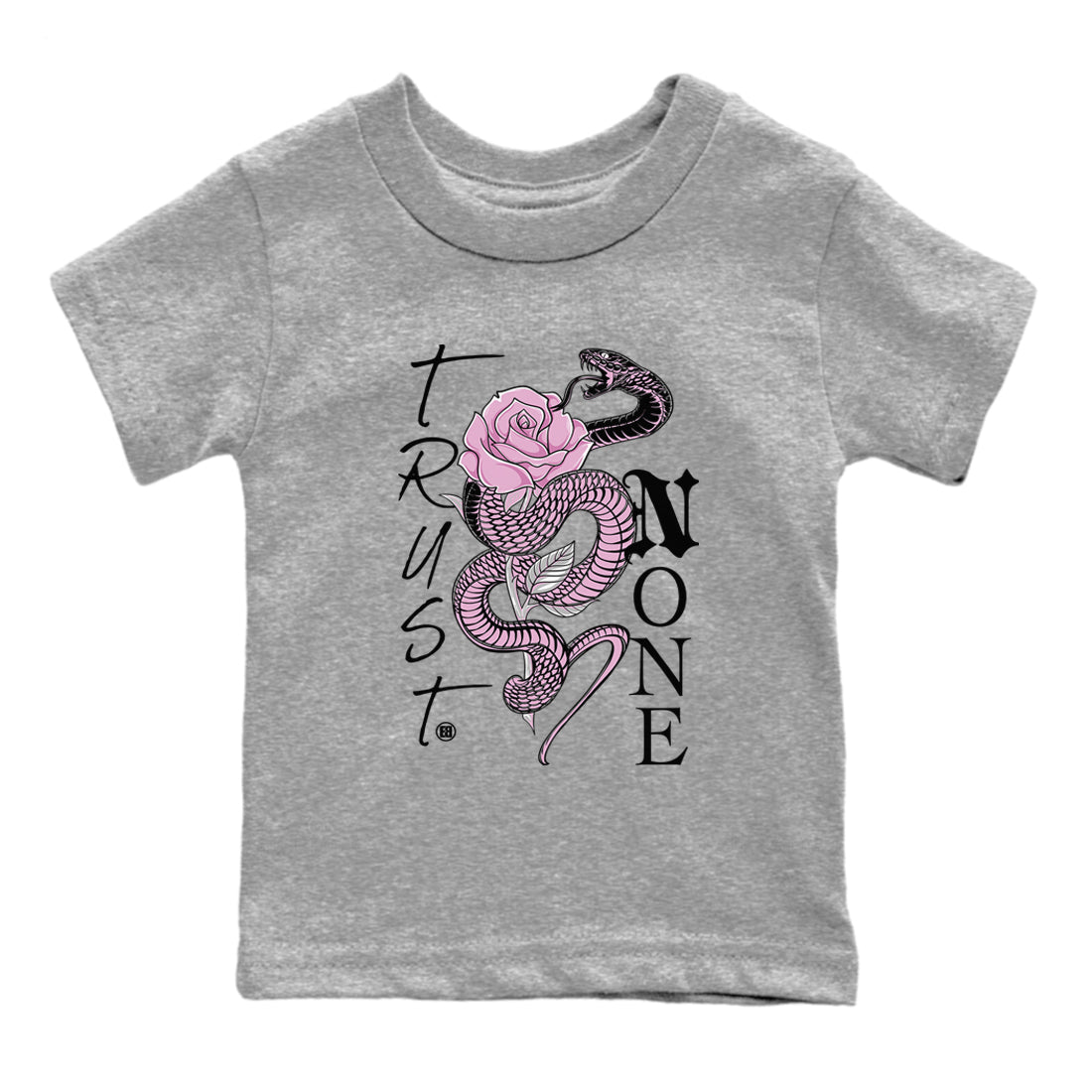 Trust None snkmatch Tees Kids - Air Jordan 4 Orchid
