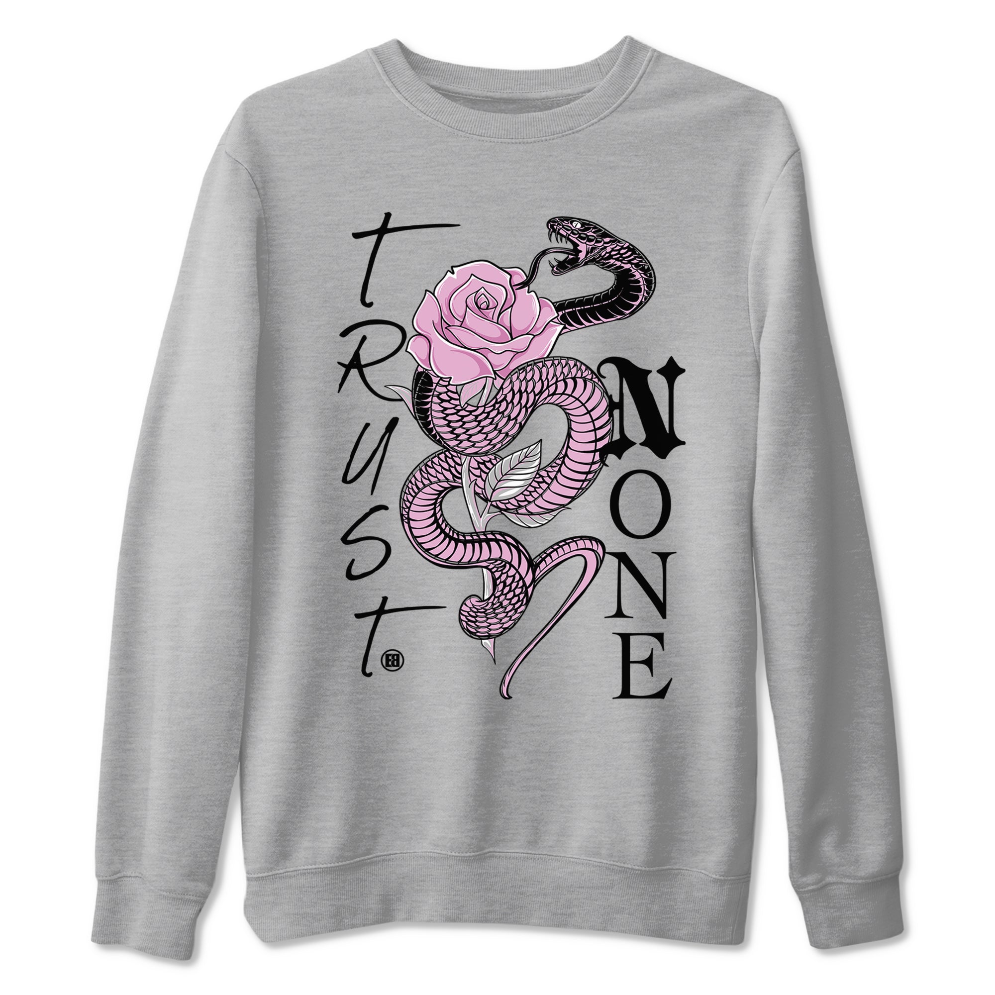 Trust None snkmatch Tees - Air Jordan 4 Orchid
