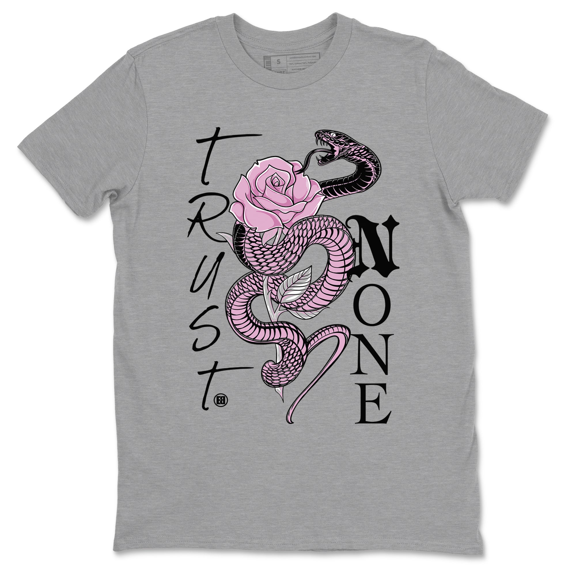 Trust None snkmatch Tees - Air Jordan 4 Orchid