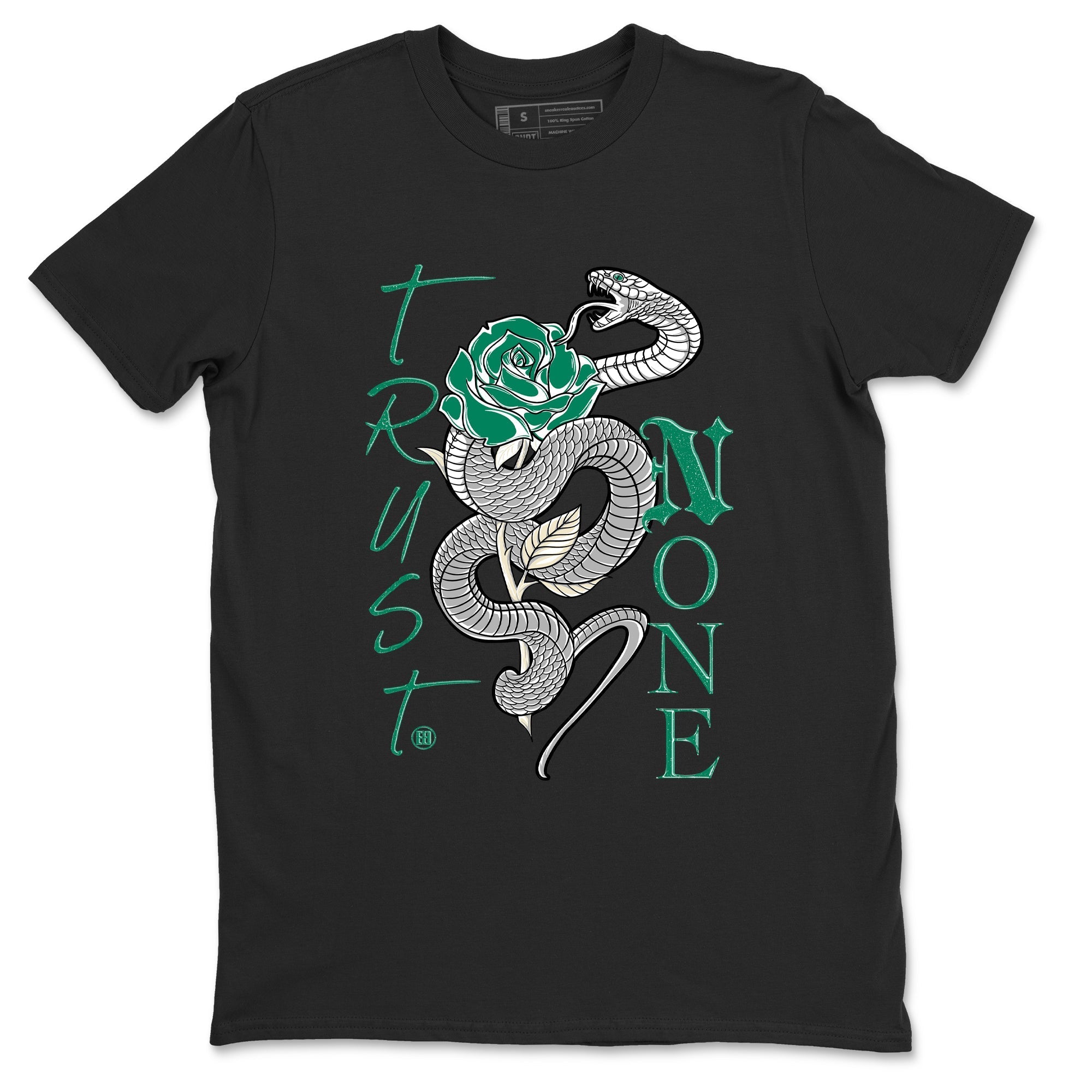 Trust None snkmatch Tees - Air Jordan 4 Oxidized Green