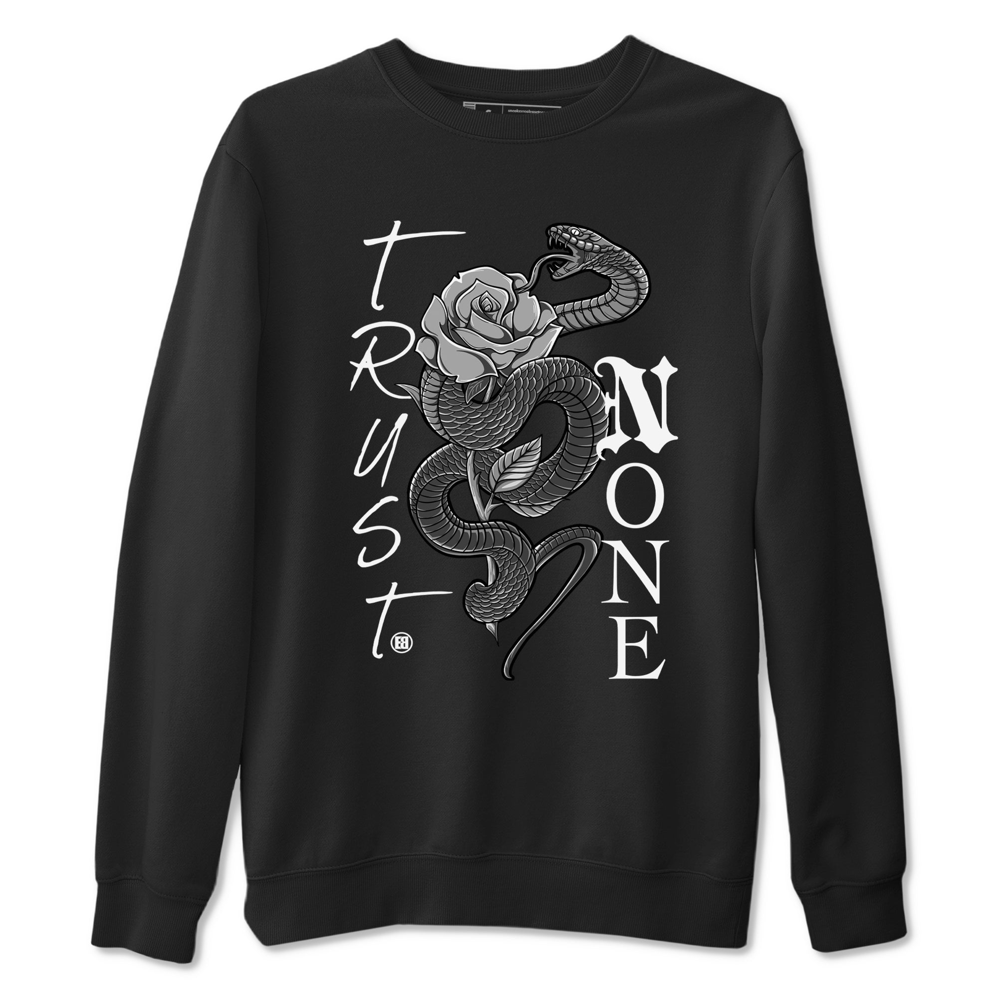 Trust None snkmatch Tees - Air Jordan 4 Wet Cement