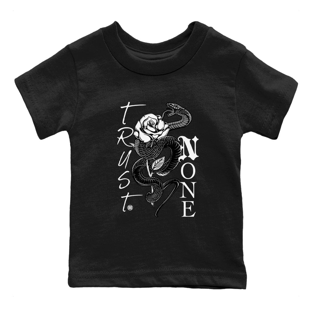 Trust None snkmatch Tees Kids - Air Jordan 4 White Thunder