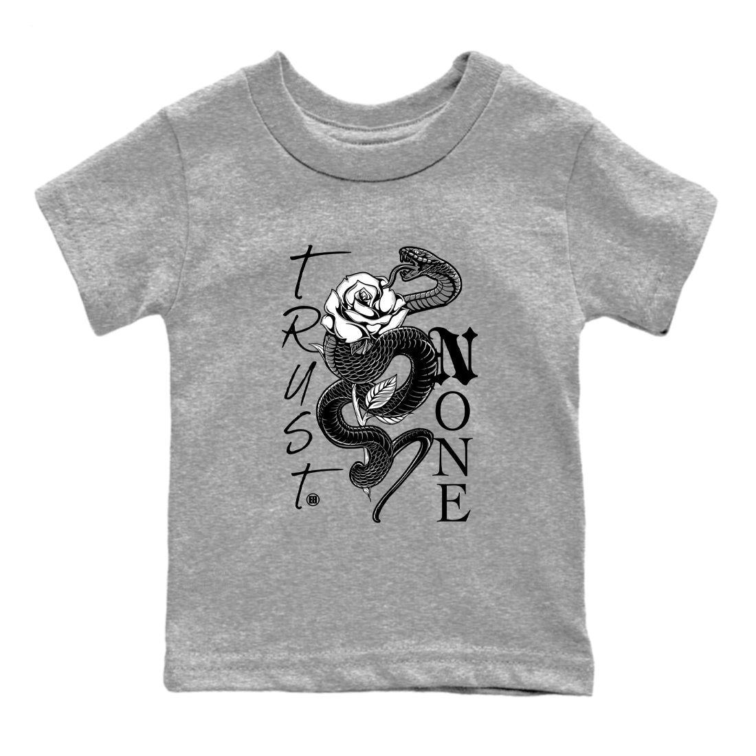 Trust None snkmatch Tees Kids - Air Jordan 4 White Thunder