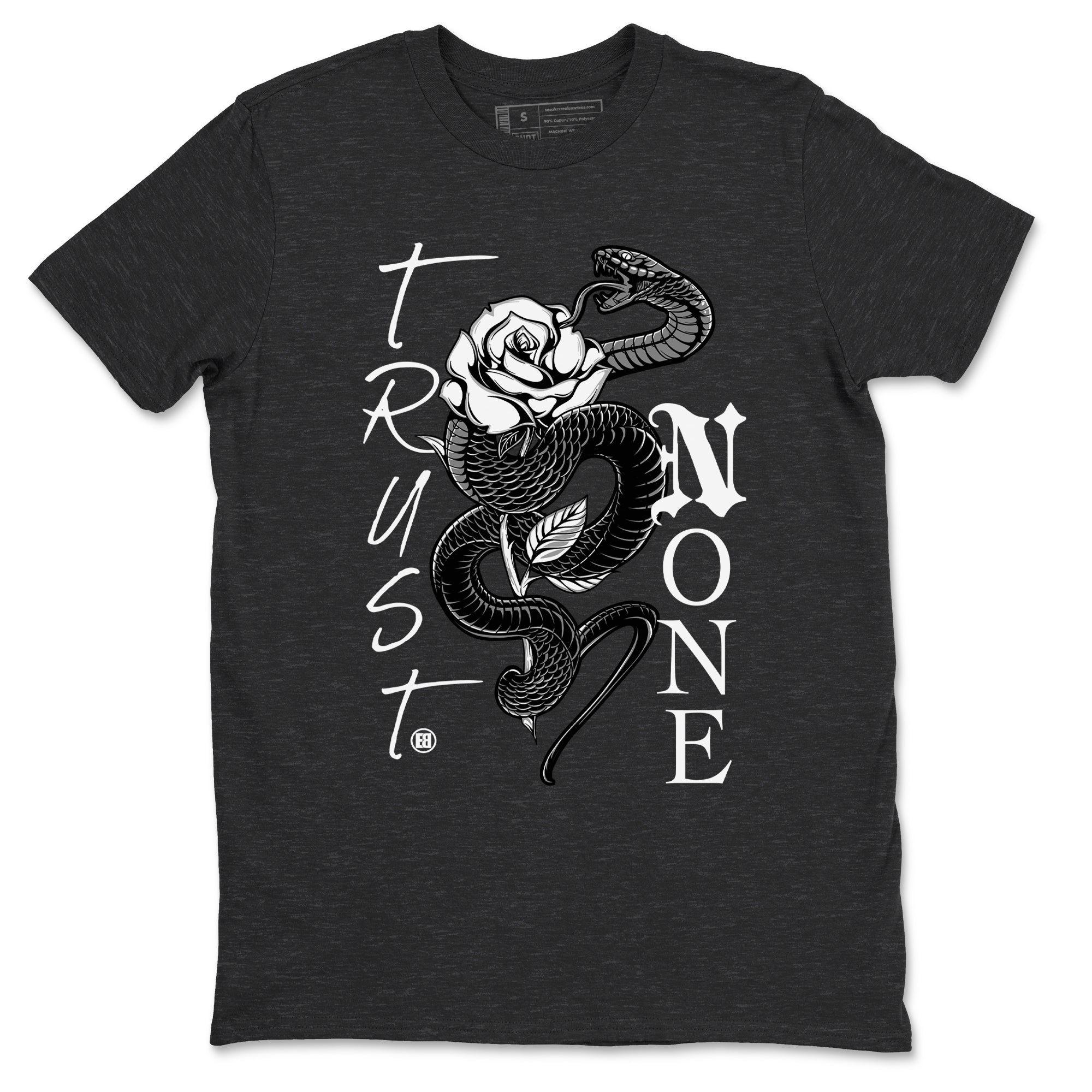 Trust None snkmatch Tees - Air Jordan 4 White Thunder