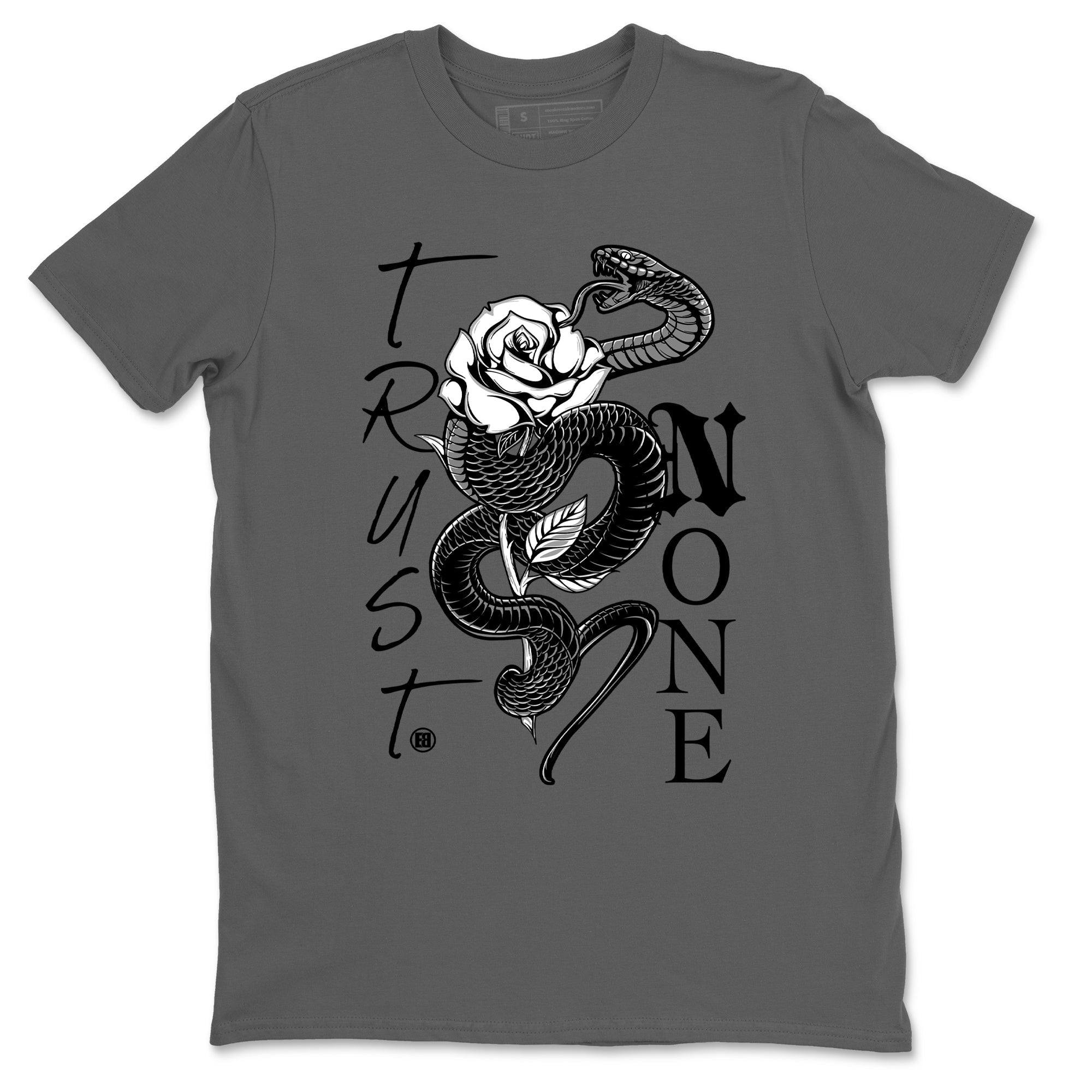 Trust None snkmatch Tees - Air Jordan 4 White Thunder