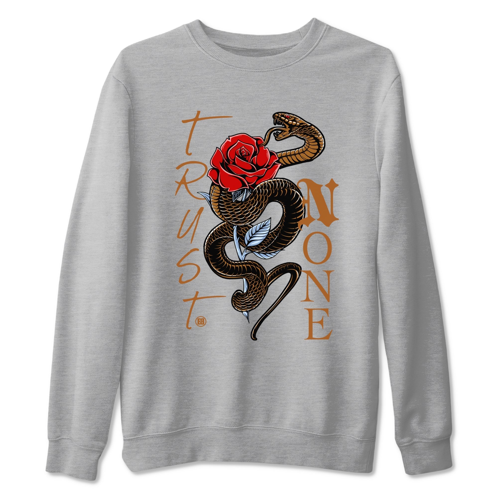 Trust None snkmatch Tees - Air Jordan 5 Archaeo Brown