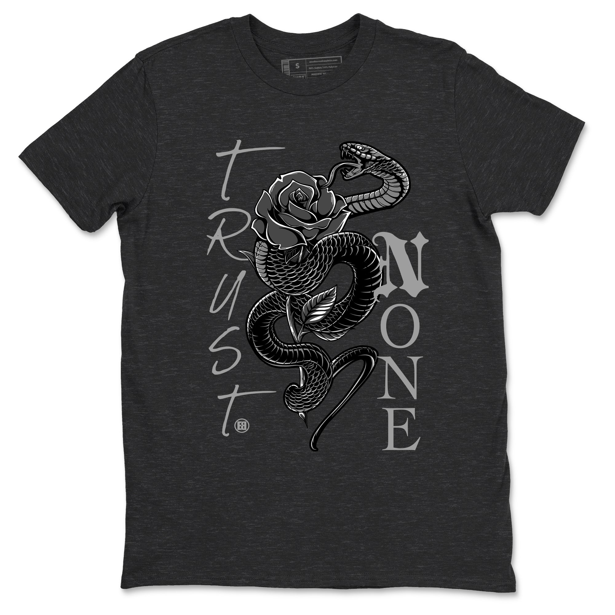 Trust None snkmatch Tees - Air Jordan 5 Black Cat