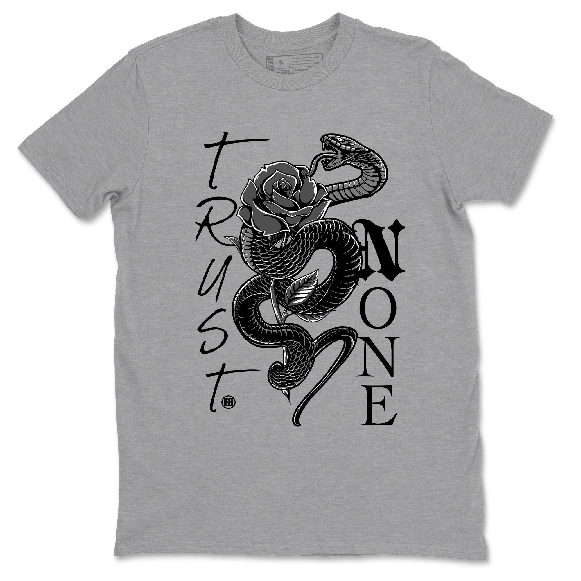 Trust None snkmatch Tees - Air Jordan 5 Black Cat