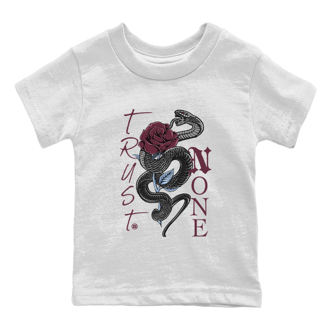 Trust None Kids Tops - Air Jordan 5 Burgundy