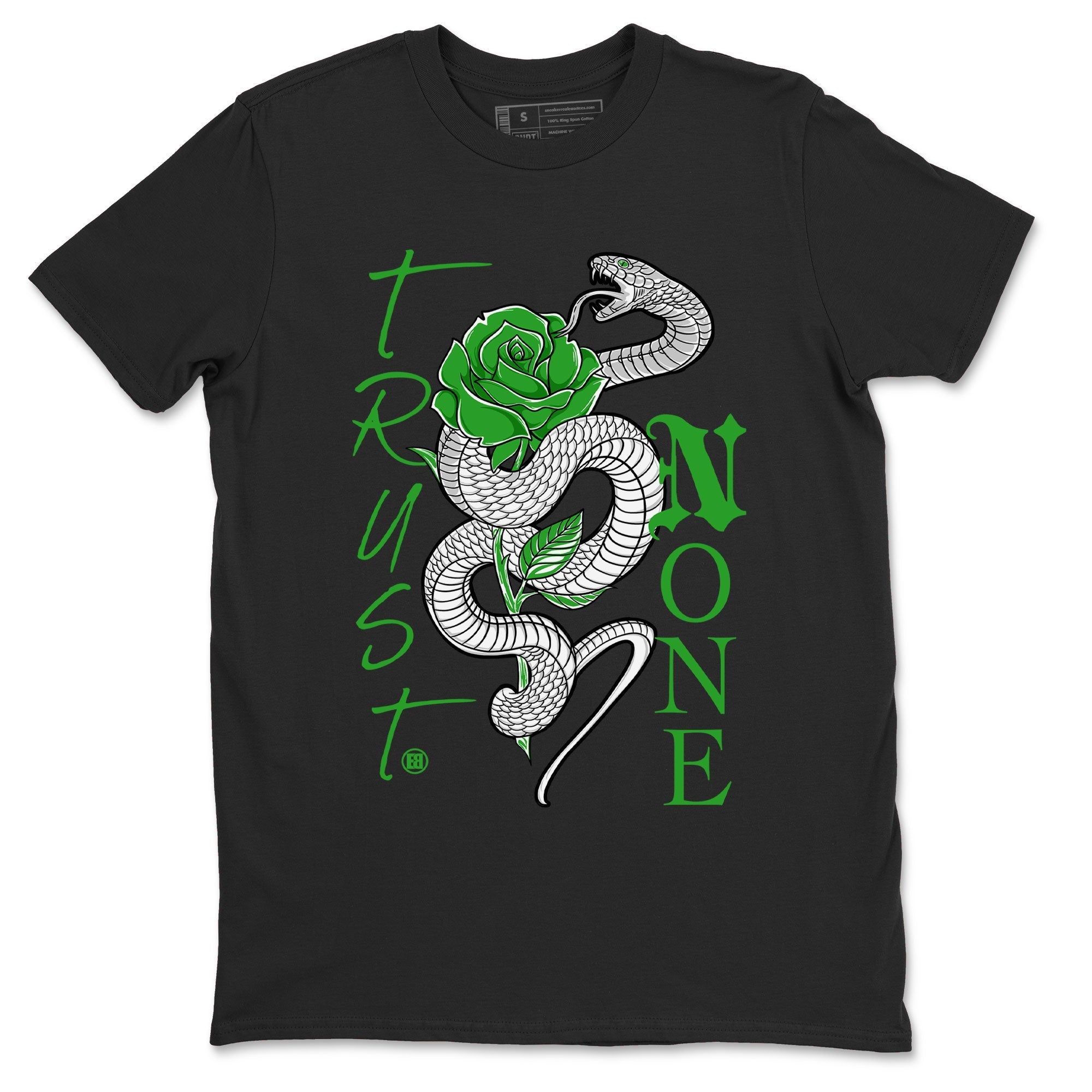 Trust None snkmatch Tee - Air Jordan 5 Lucky Green