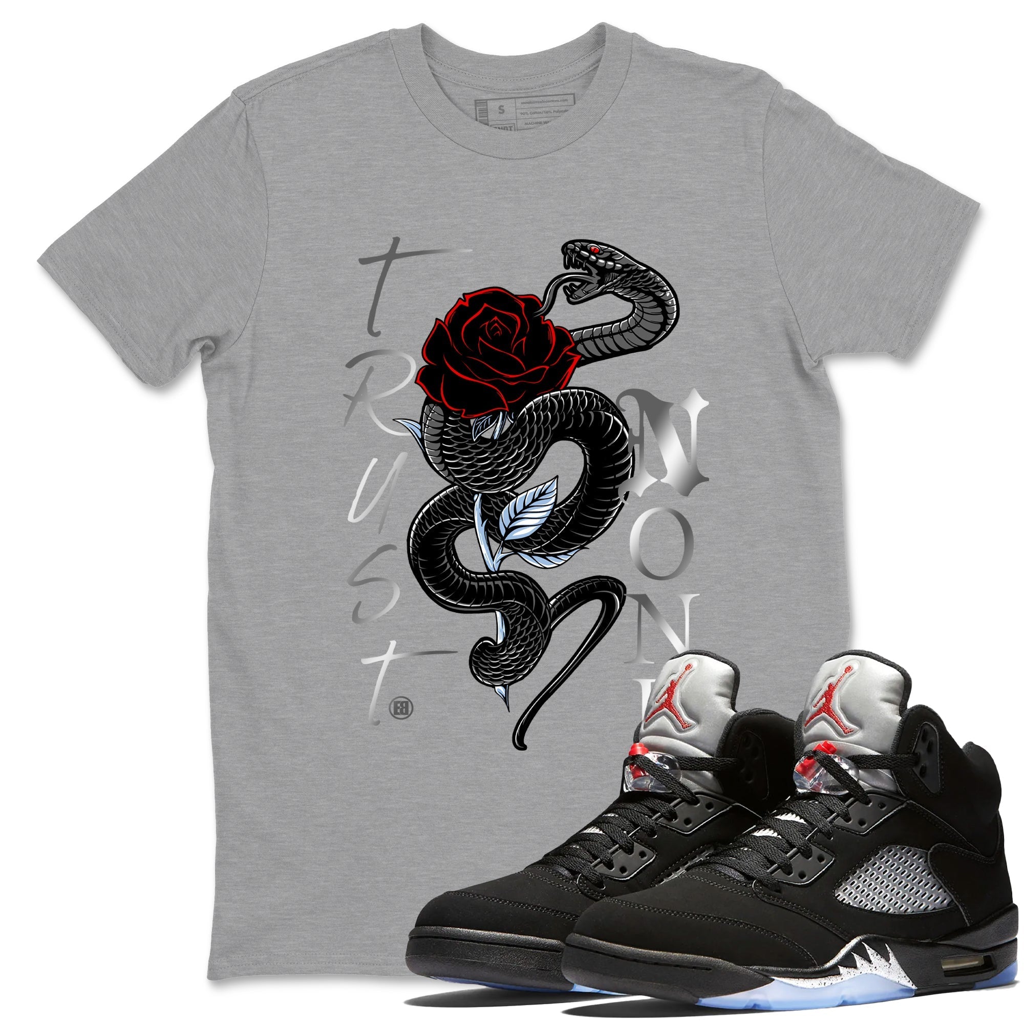 Trust None snkmatch Tees - Air Jordan 5 Reimagined