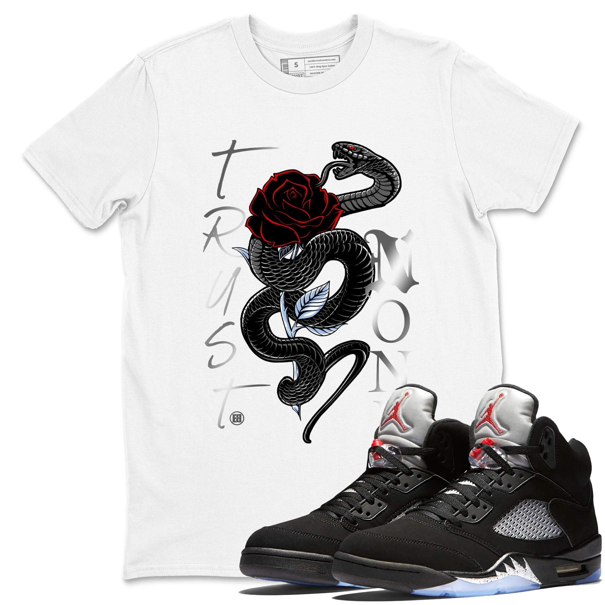 Trust None snkmatch Tees - Air Jordan 5 Reimagined