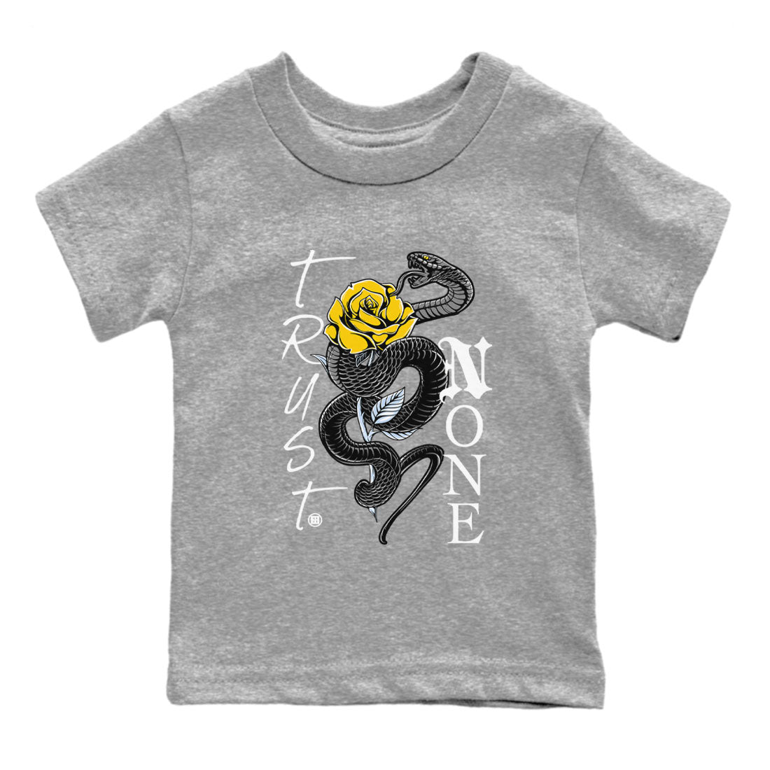 Trust None snkmatch Tees Kids - Air Jordan 6 Yellow Ochre