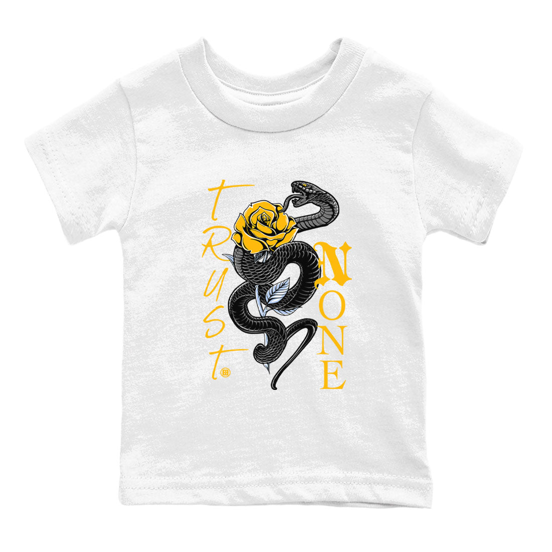 Trust None snkmatch Tees Kids - Air Jordan 6 Yellow Ochre