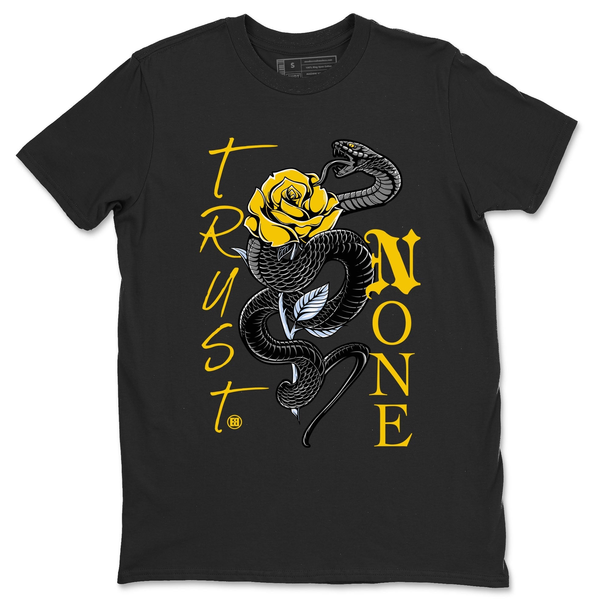 Trust None snkmatch Tees - Air Jordan 6 Yellow Ochre