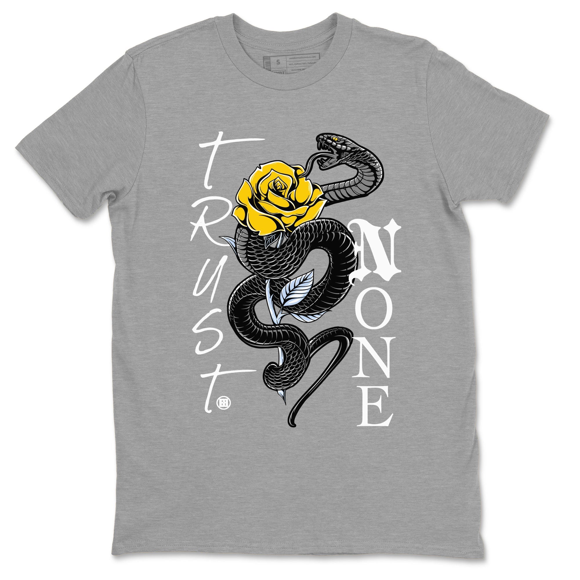 Trust None snkmatch Tees - Air Jordan 6 Yellow Ochre