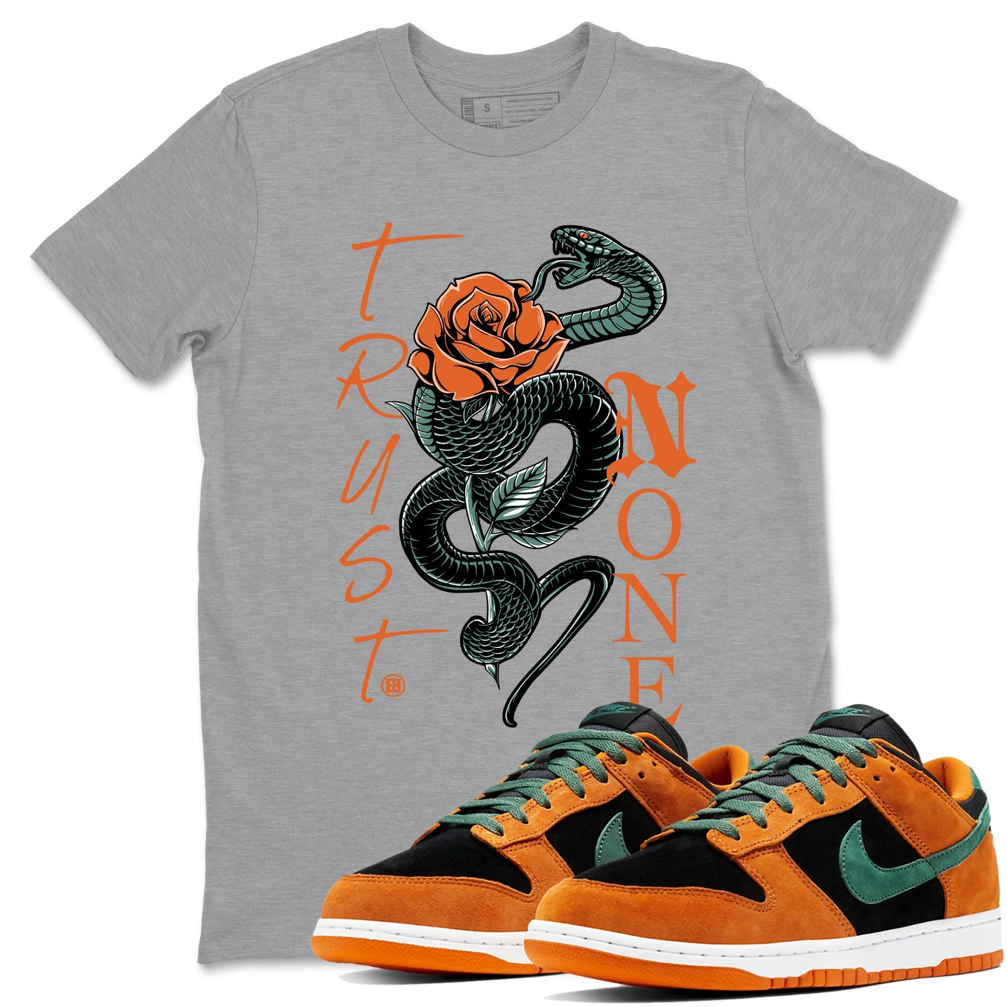 Trust None snkmatch Tees - Dunk Ceramic