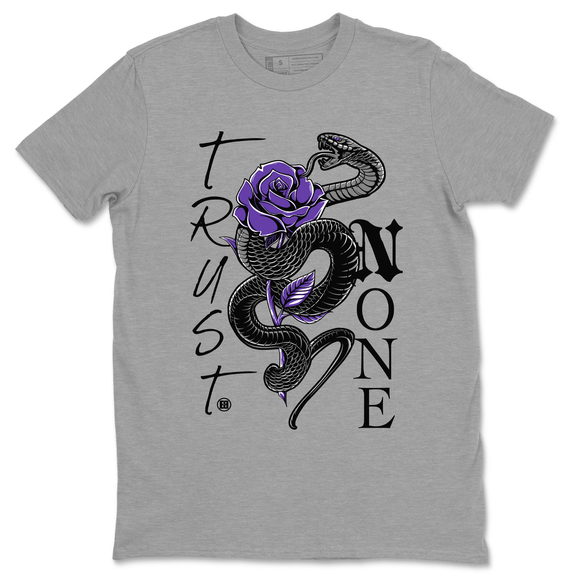 Trust None snkmatch Tees - Dunk Low Court Purple