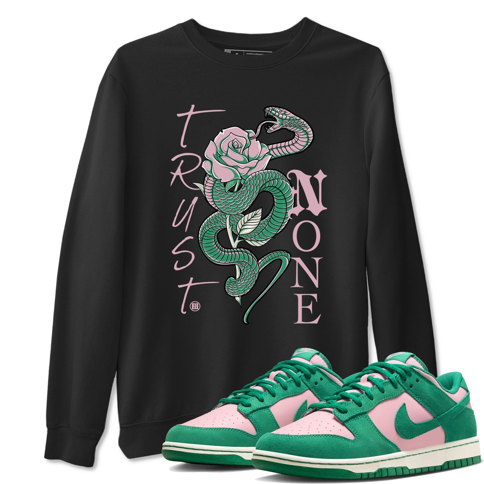 Trust None snkmatch Tees - Dunk Medium Soft Pink Malachite