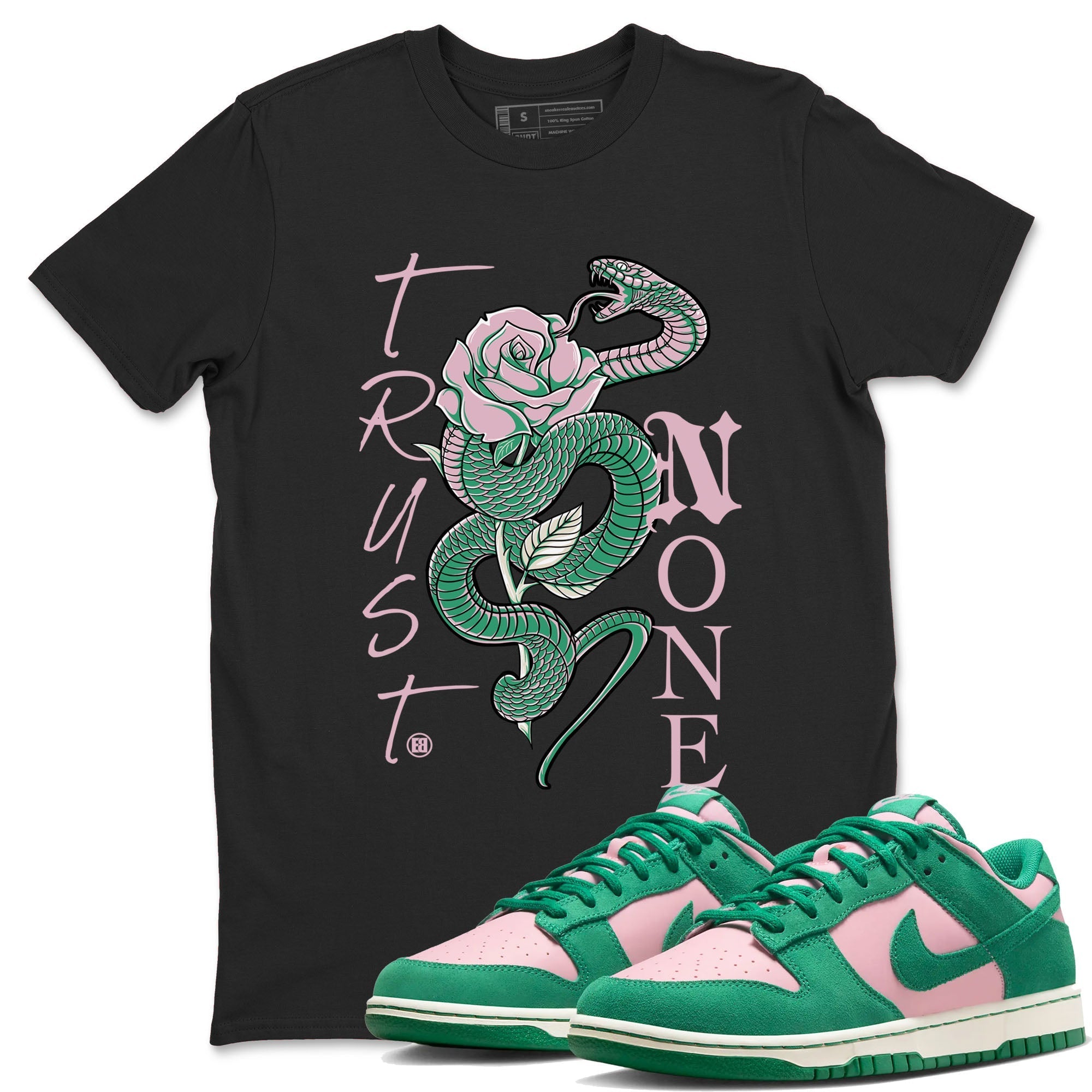 Trust None snkmatch Tees - Dunk Medium Soft Pink Malachite