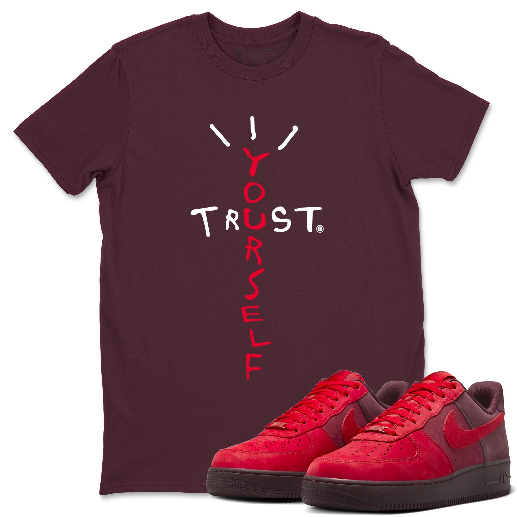 Trust Yourself snkmatch Tees - Air Force 1 Layers Of Love