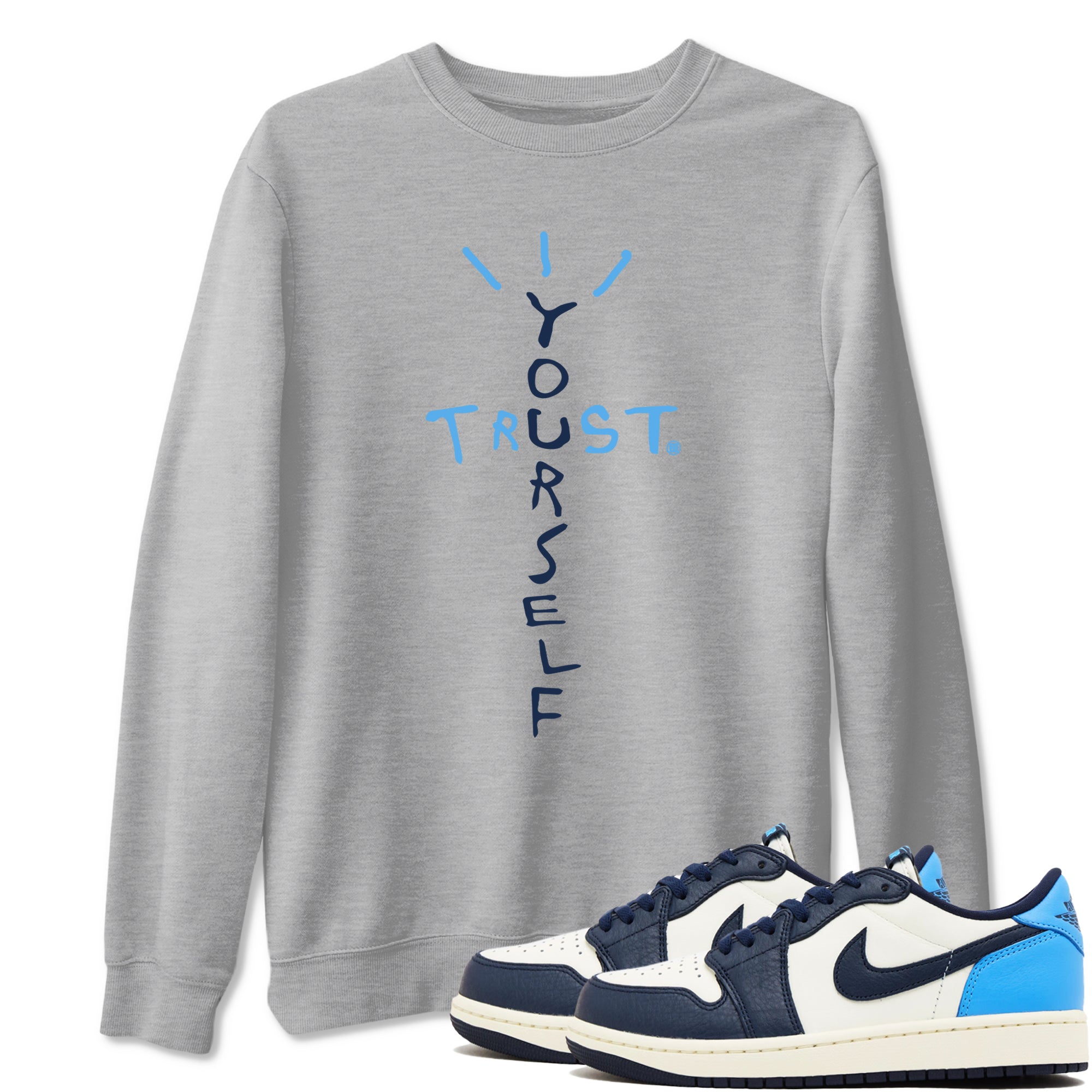 Trust Yourself snkmatch Tees - Air Jordan 1 Obsidian