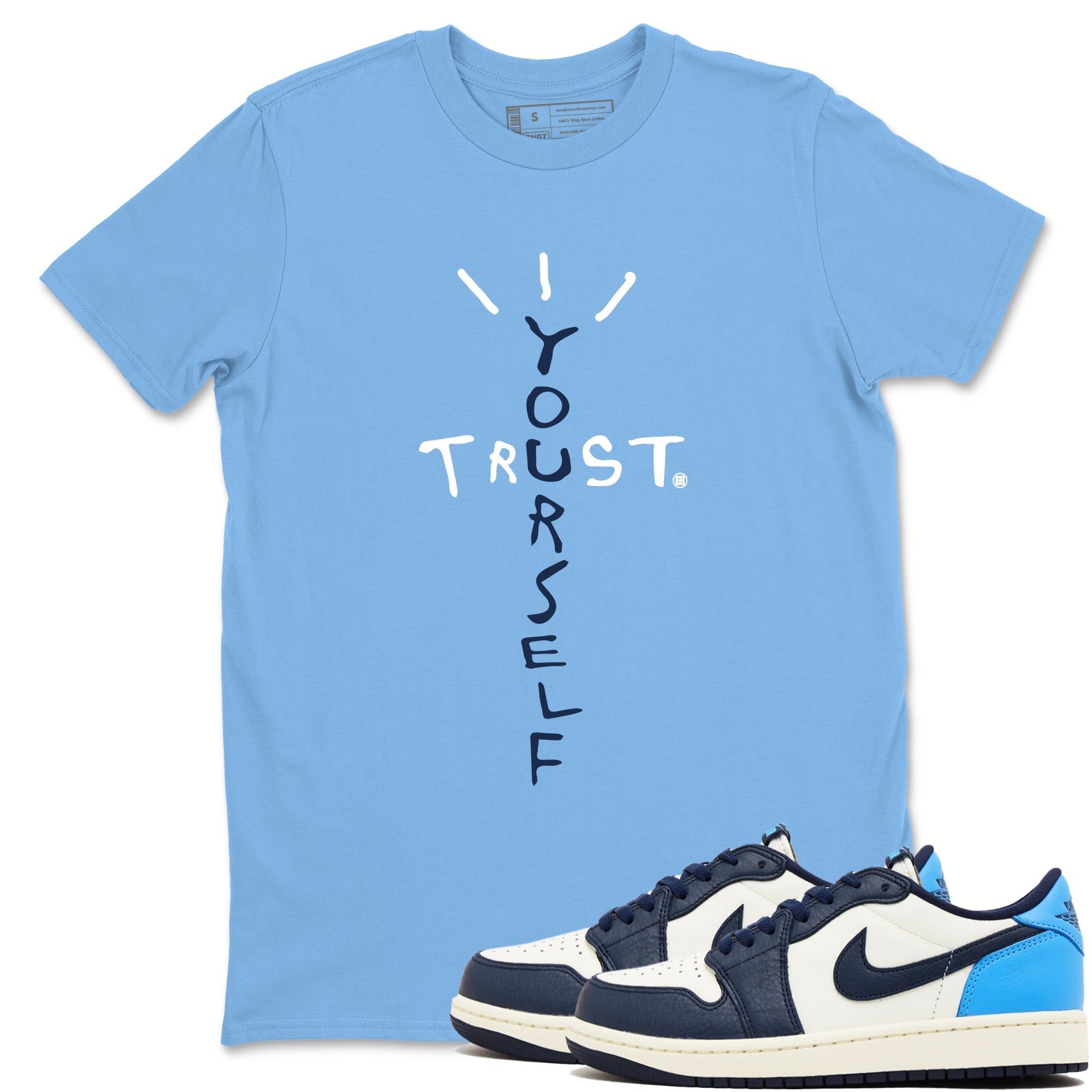 Trust Yourself snkmatch Tees - Air Jordan 1 Obsidian