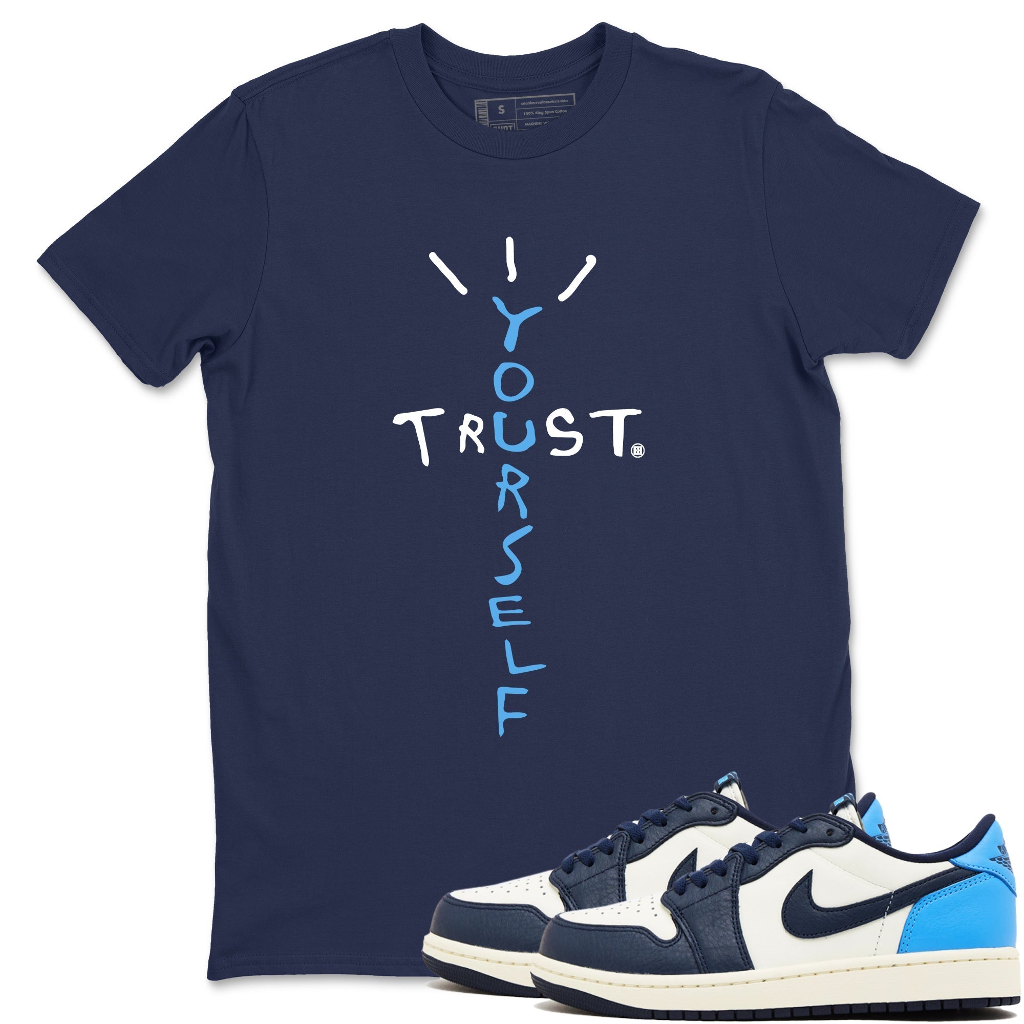 Trust Yourself snkmatch Tees - Air Jordan 1 Obsidian