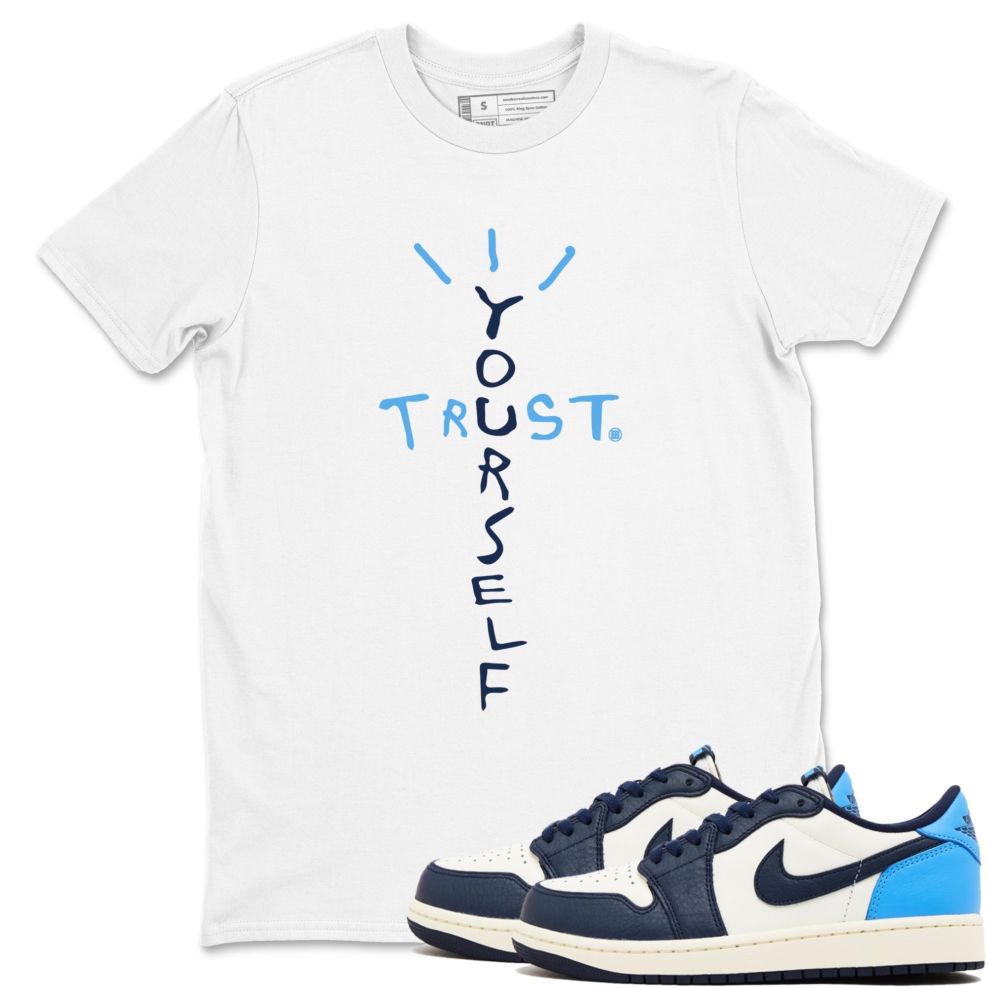 Trust Yourself snkmatch Tees - Air Jordan 1 Obsidian