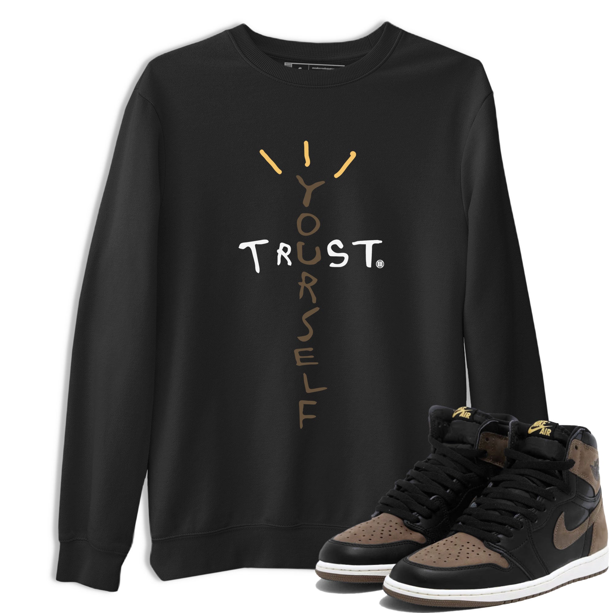 Trust Yourself snkmatch Tee - Air Jordan 1 Palomino