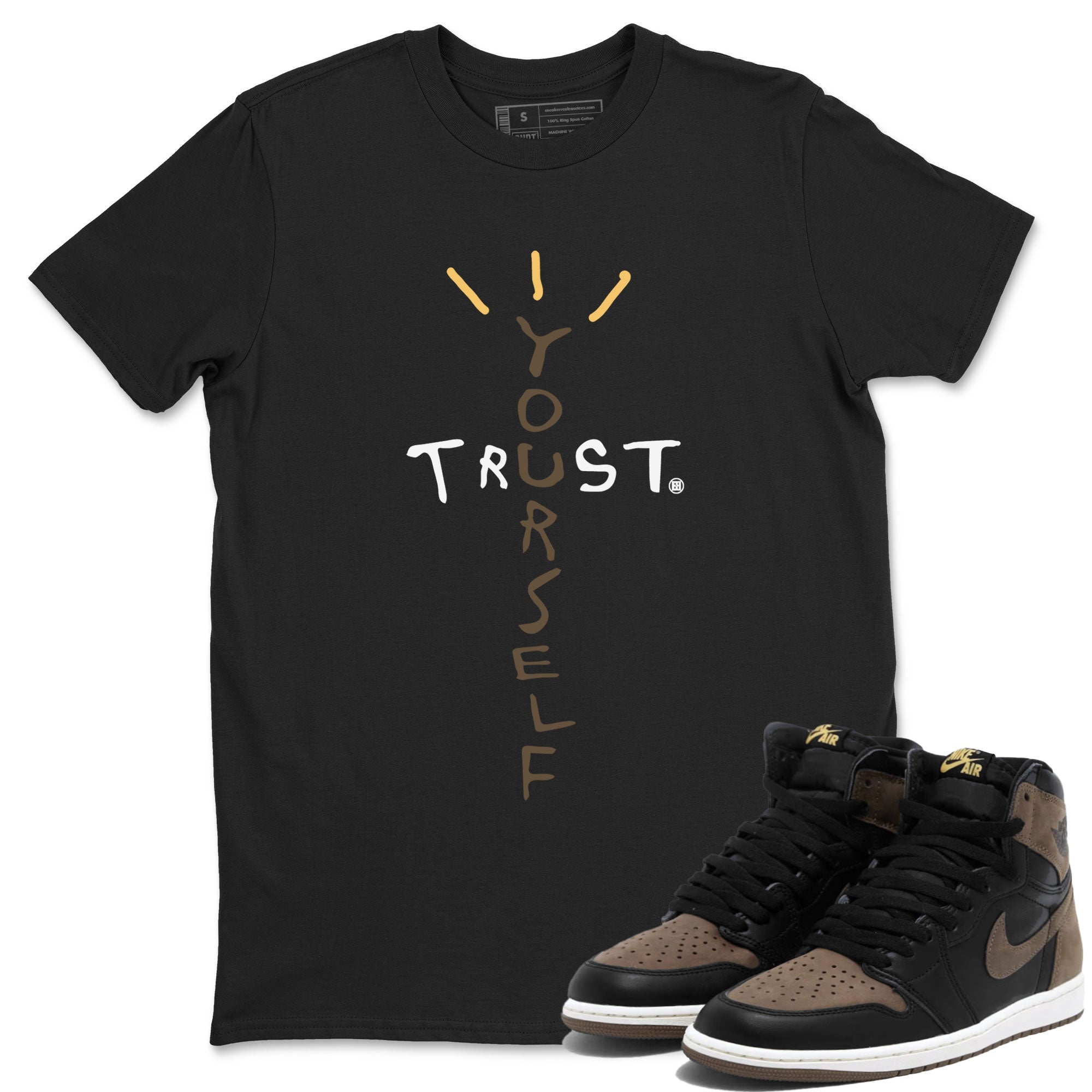Trust Yourself snkmatch Tee - Air Jordan 1 Palomino