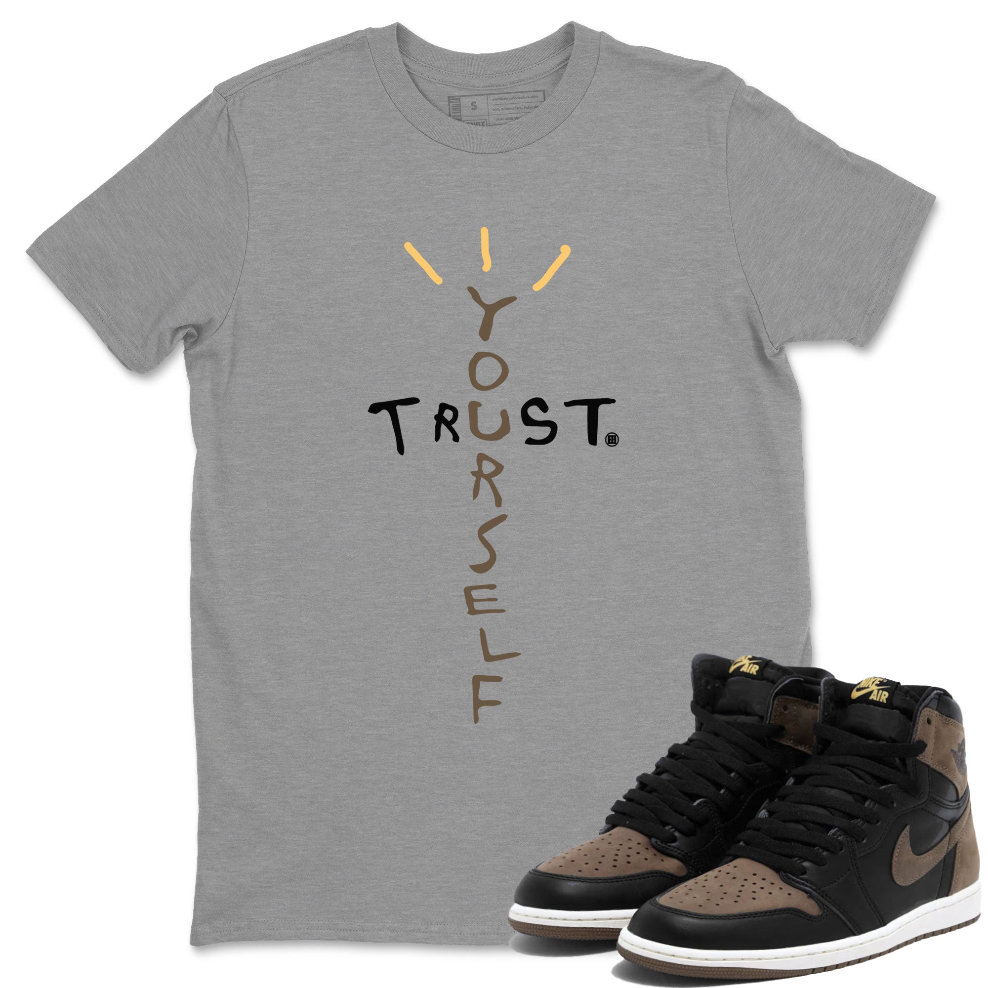 Trust Yourself snkmatch Tee - Air Jordan 1 Palomino