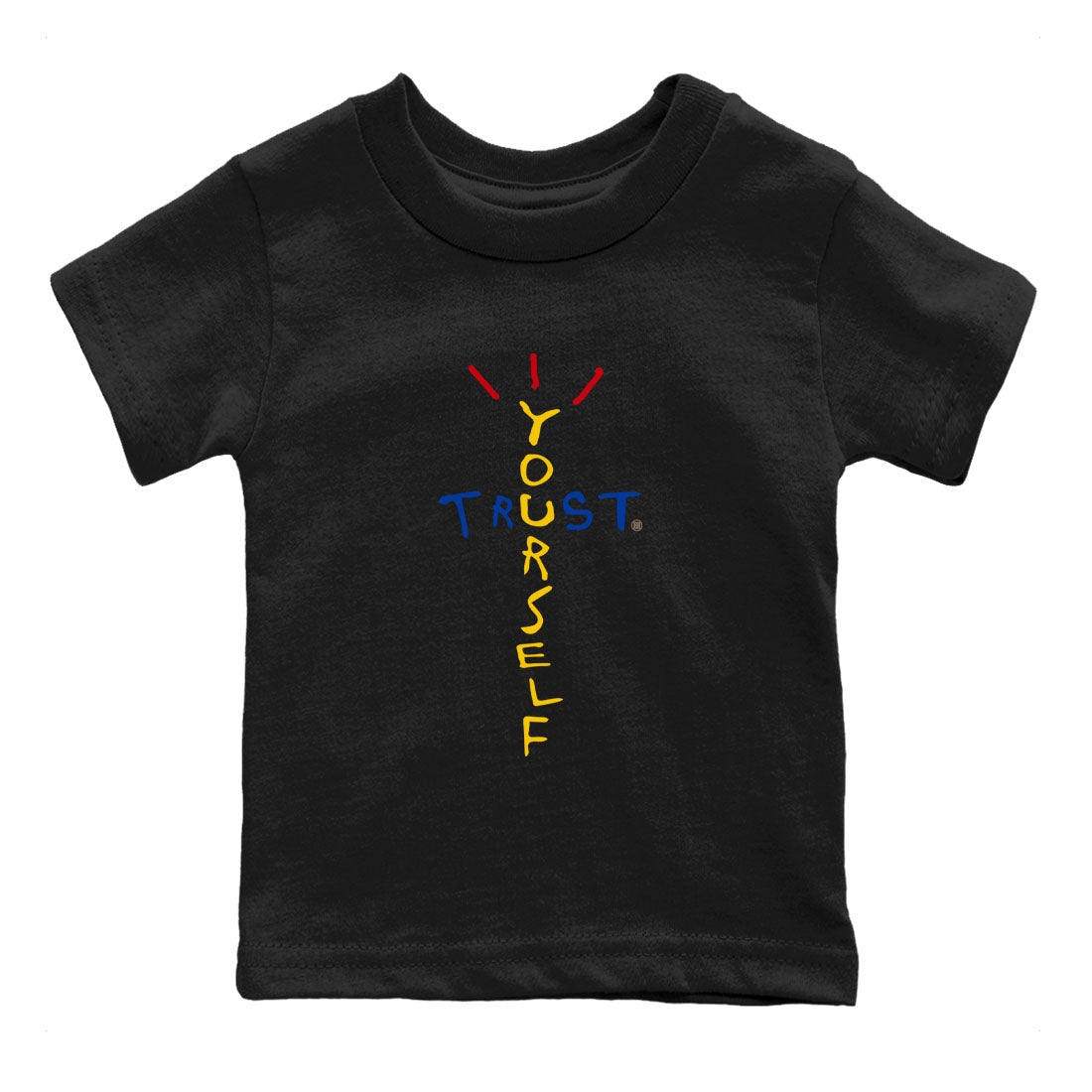 Trust Yourself snkmatch Tees Kids - Air Jordan 1 Travis Scott Canary