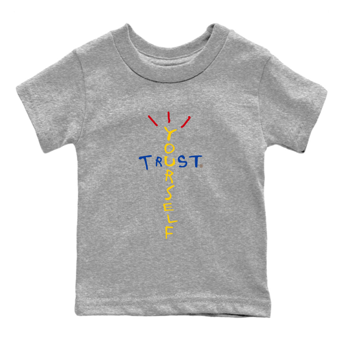 Trust Yourself snkmatch Tees Kids - Air Jordan 1 Travis Scott Canary