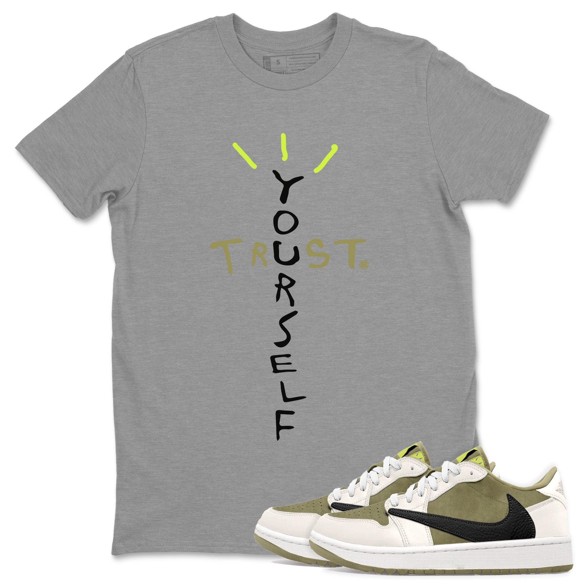 Trust Yourself snkmatch Tee - Air Jordan 1 Travis Scott Golf