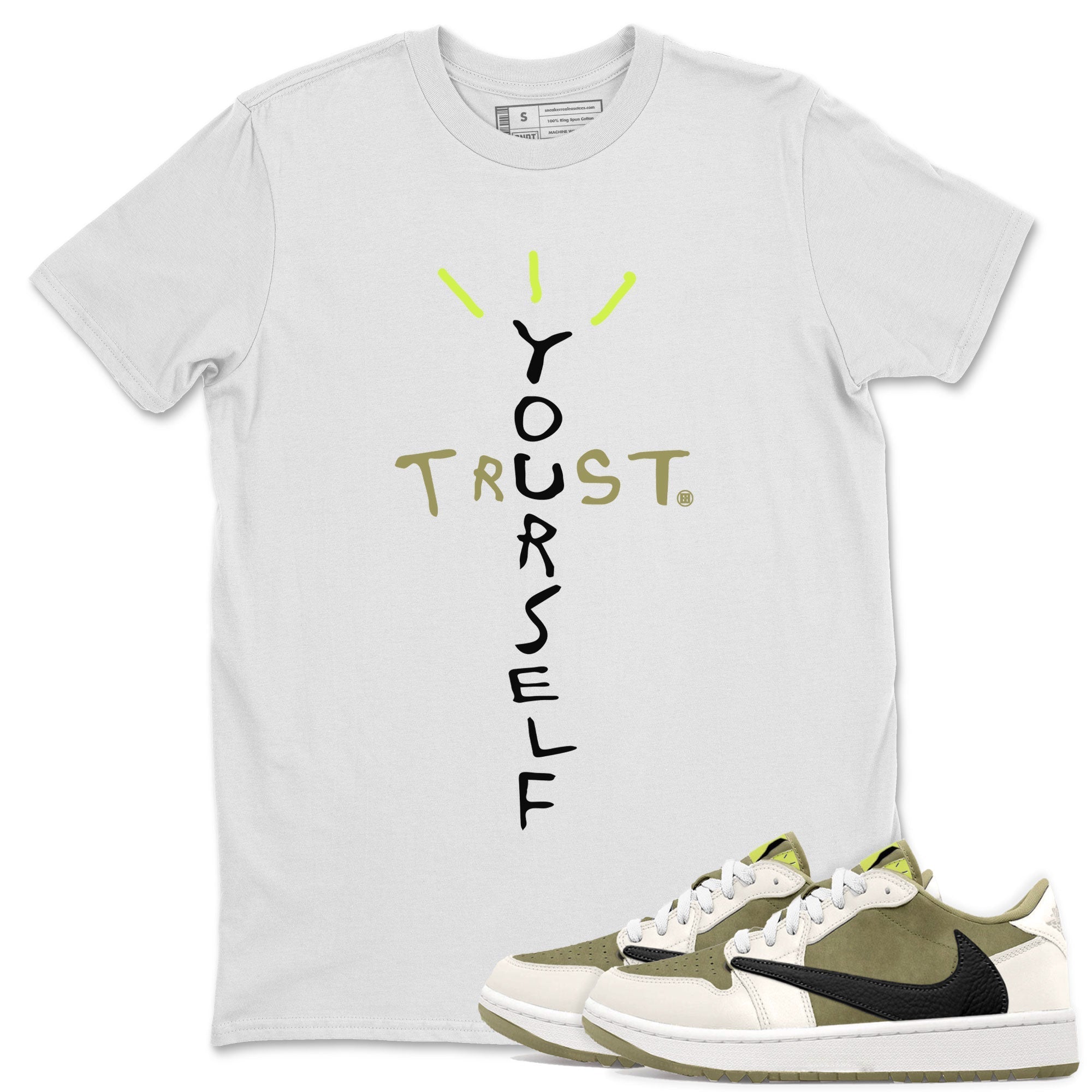 Trust Yourself snkmatch Tee - Air Jordan 1 Travis Scott Golf