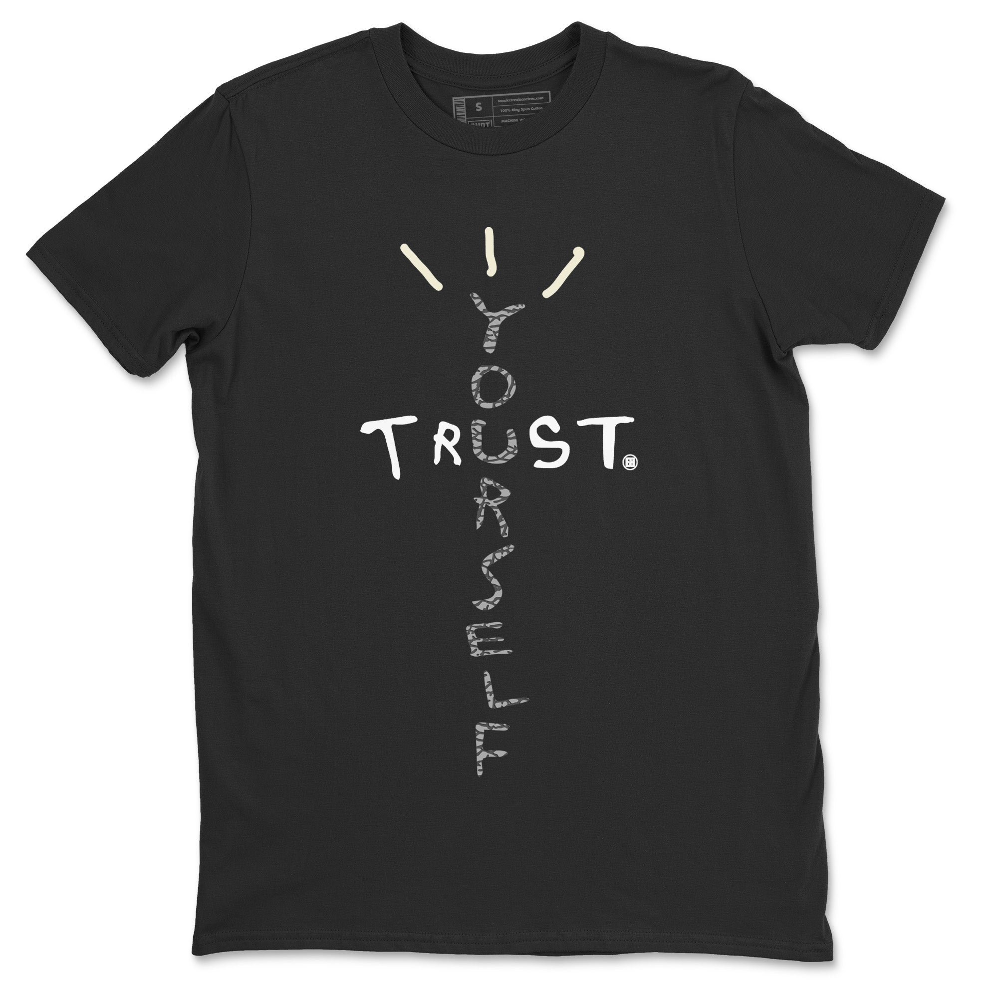 Trust Yourself Unisex Tops - Air Jordan 1 White Cement