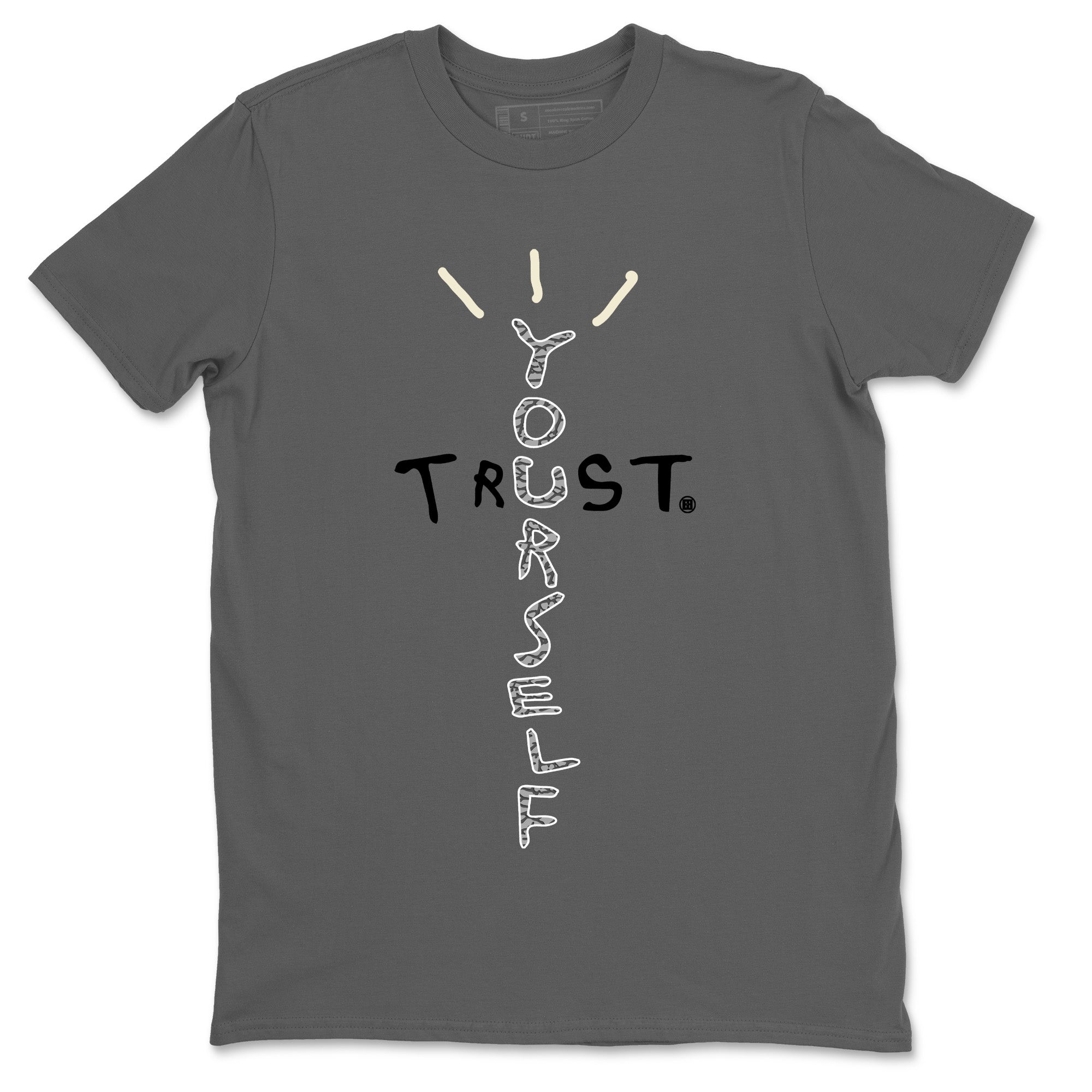 Trust Yourself Unisex Tops - Air Jordan 1 White Cement