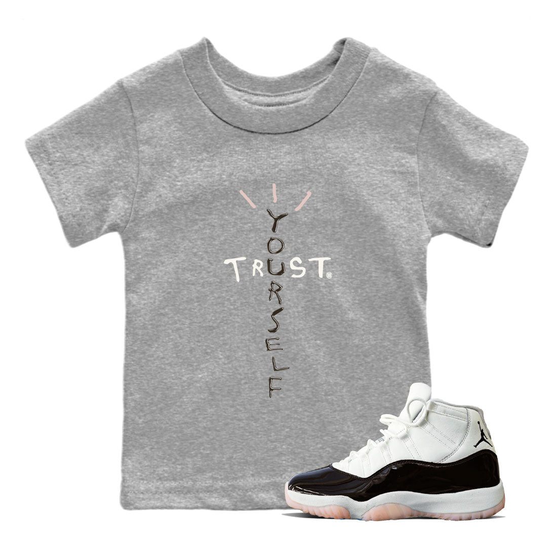 Trust Yourself snkmatch Tee Kids - Air Jordan 11 Neapolitan