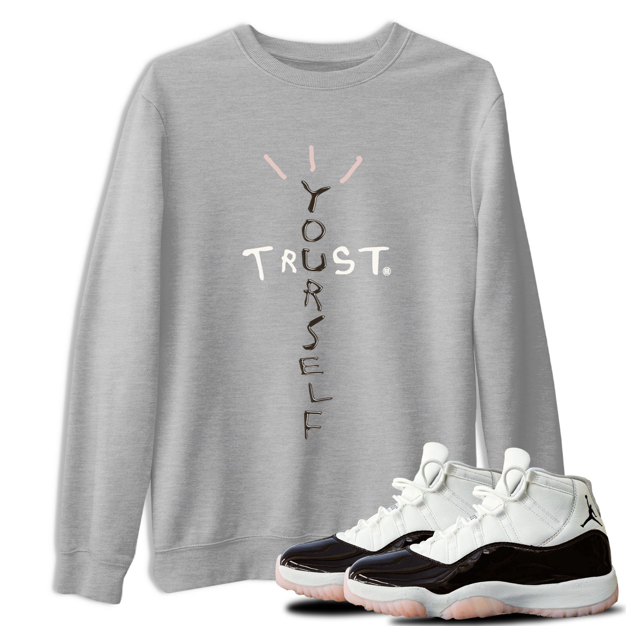 Trust Yourself snkmatch Tee - Air Jordan 11 Neapolitan