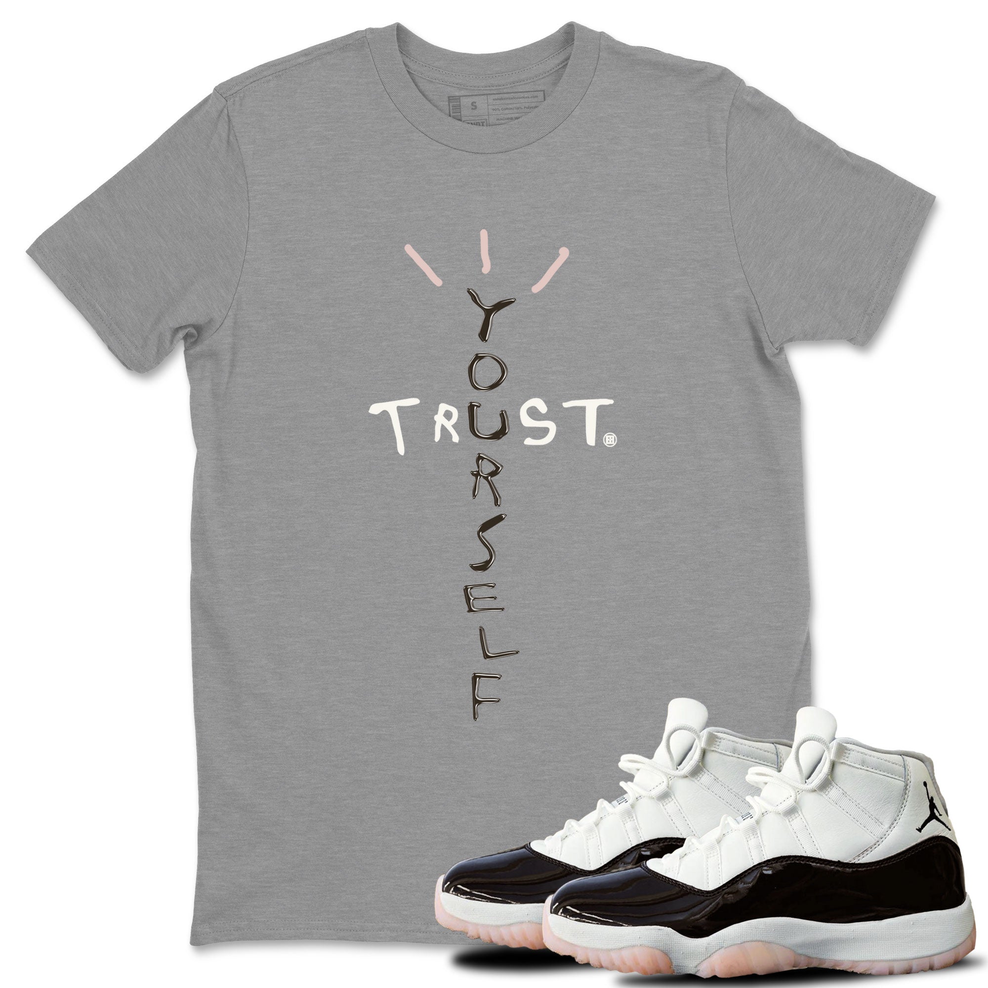 Trust Yourself snkmatch Tee - Air Jordan 11 Neapolitan