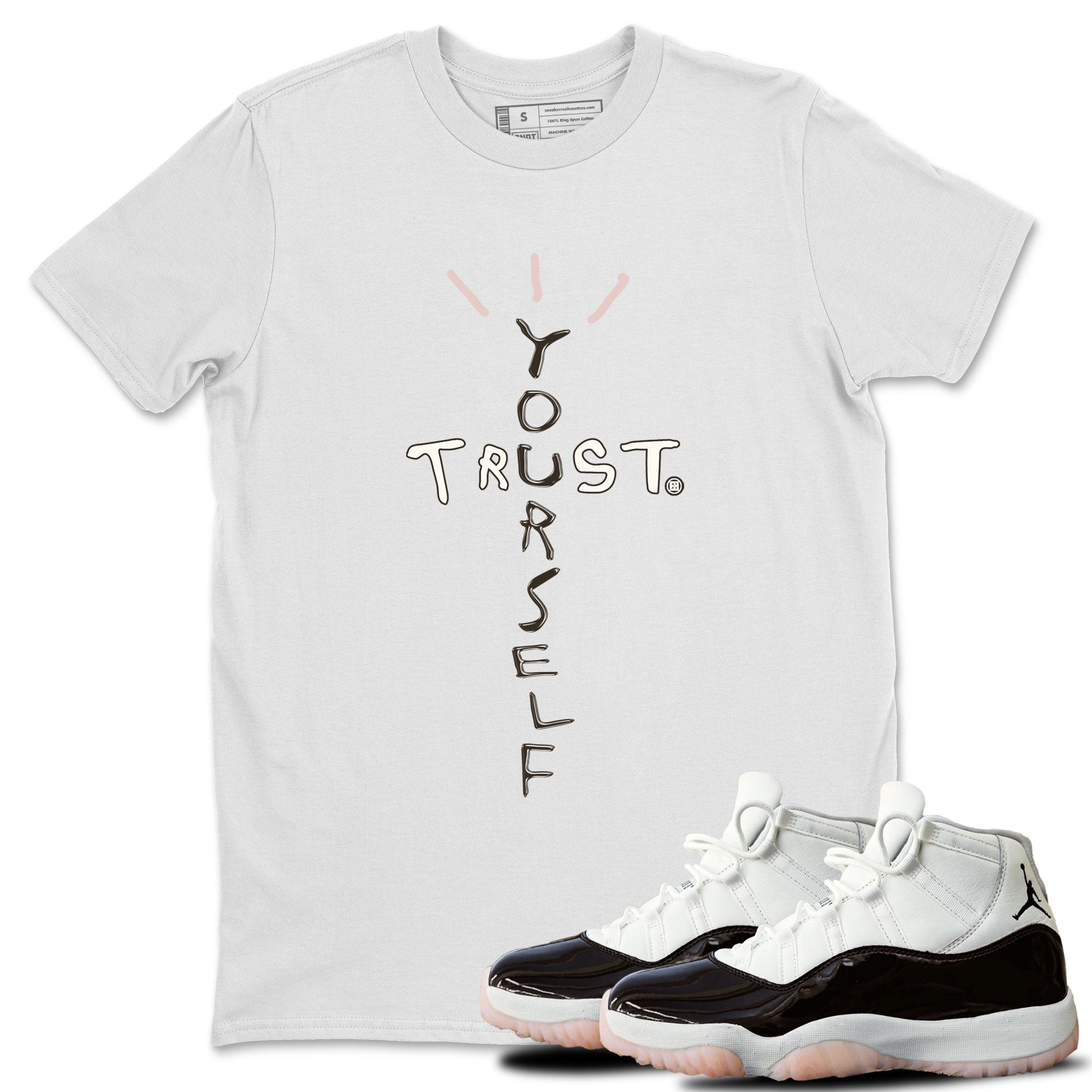 Trust Yourself snkmatch Tee - Air Jordan 11 Neapolitan